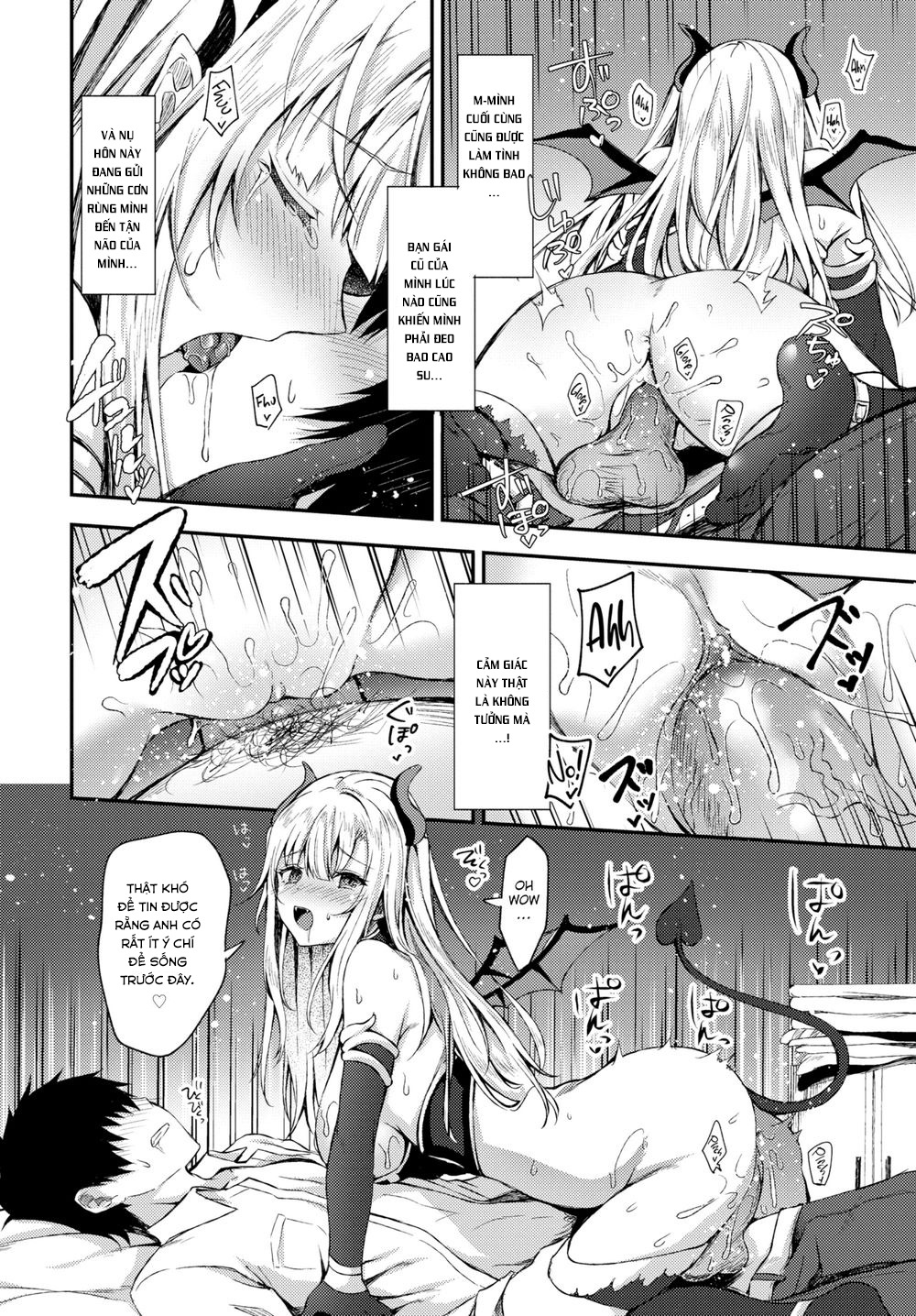 Đọc truyện hentai I Tried to End it All But a Demon Girl Show Up - Oneshot [Không Che]