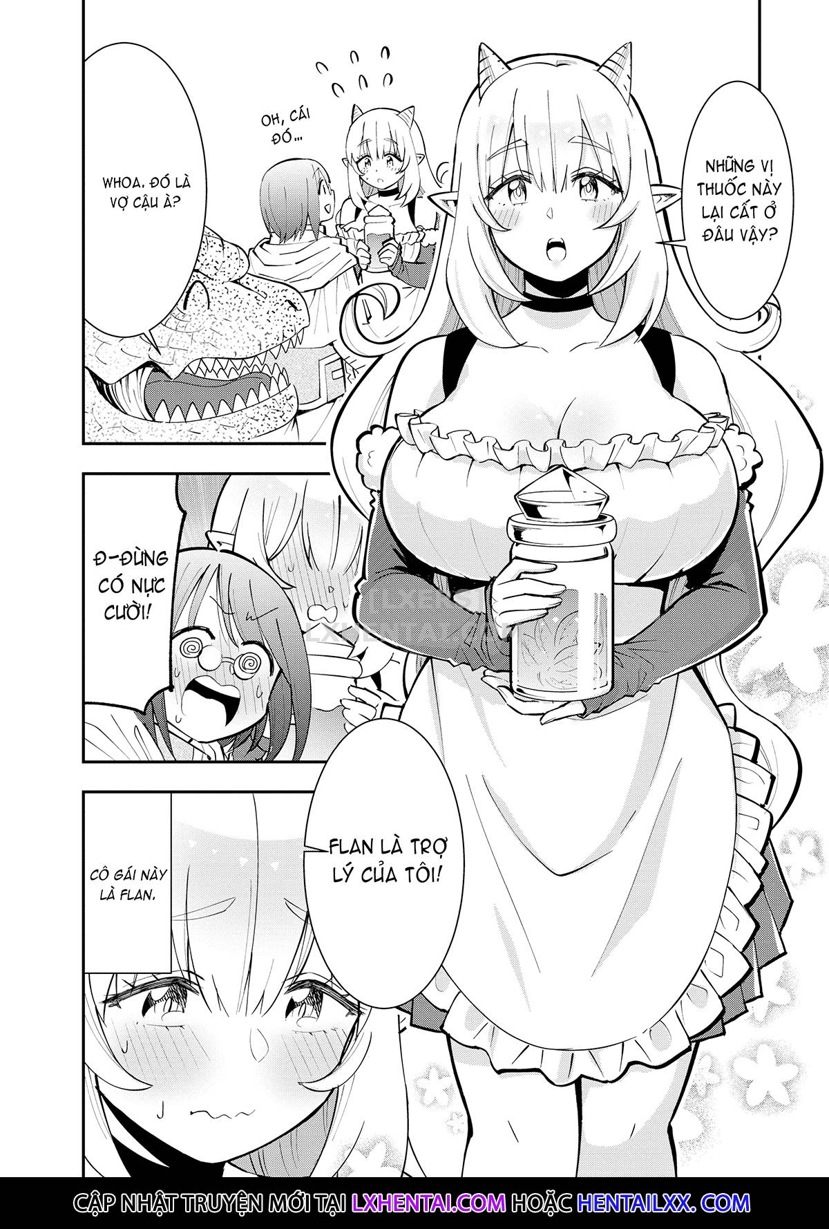 Đọc truyện hentai Monster Girls With a Need for Seed - Chap 10 - Loto & Flan