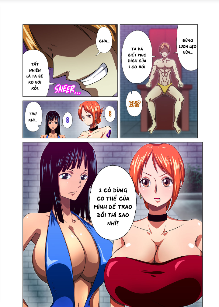 Đọc truyện hentai Onna Kaizoku ga Himitsu no Settai - Nami và Robin sa đọa quá .