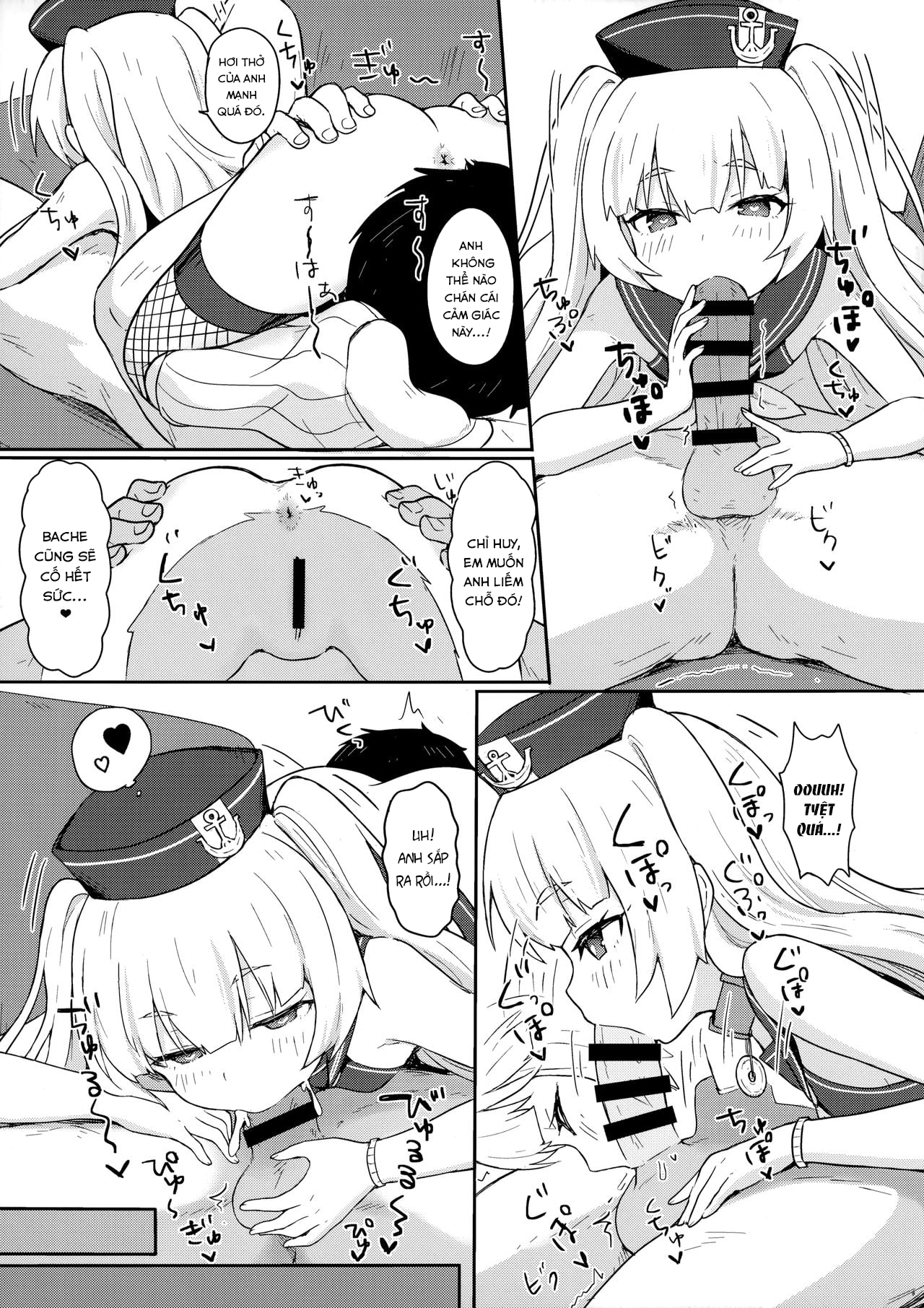 Đọc truyện hentai Leave Everything To Bache! (Azur Lane) - Oneshot
