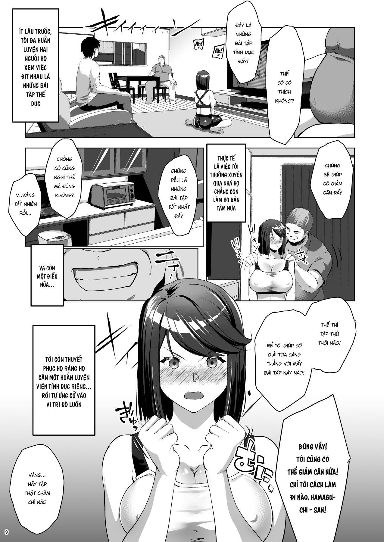 Đọc truyện hentai Thôi miên và làm vợ thằng hàng xóm mang thai - Oneshot