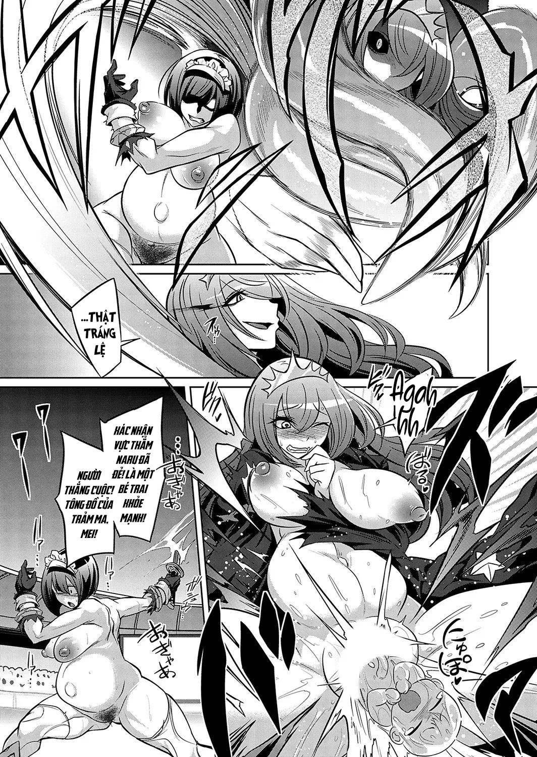 Đọc truyện hentai Nữ hoàng nô lệ Dash Ninja và Puniana gặp nhau và cuối cùng mang thai - Chap 4