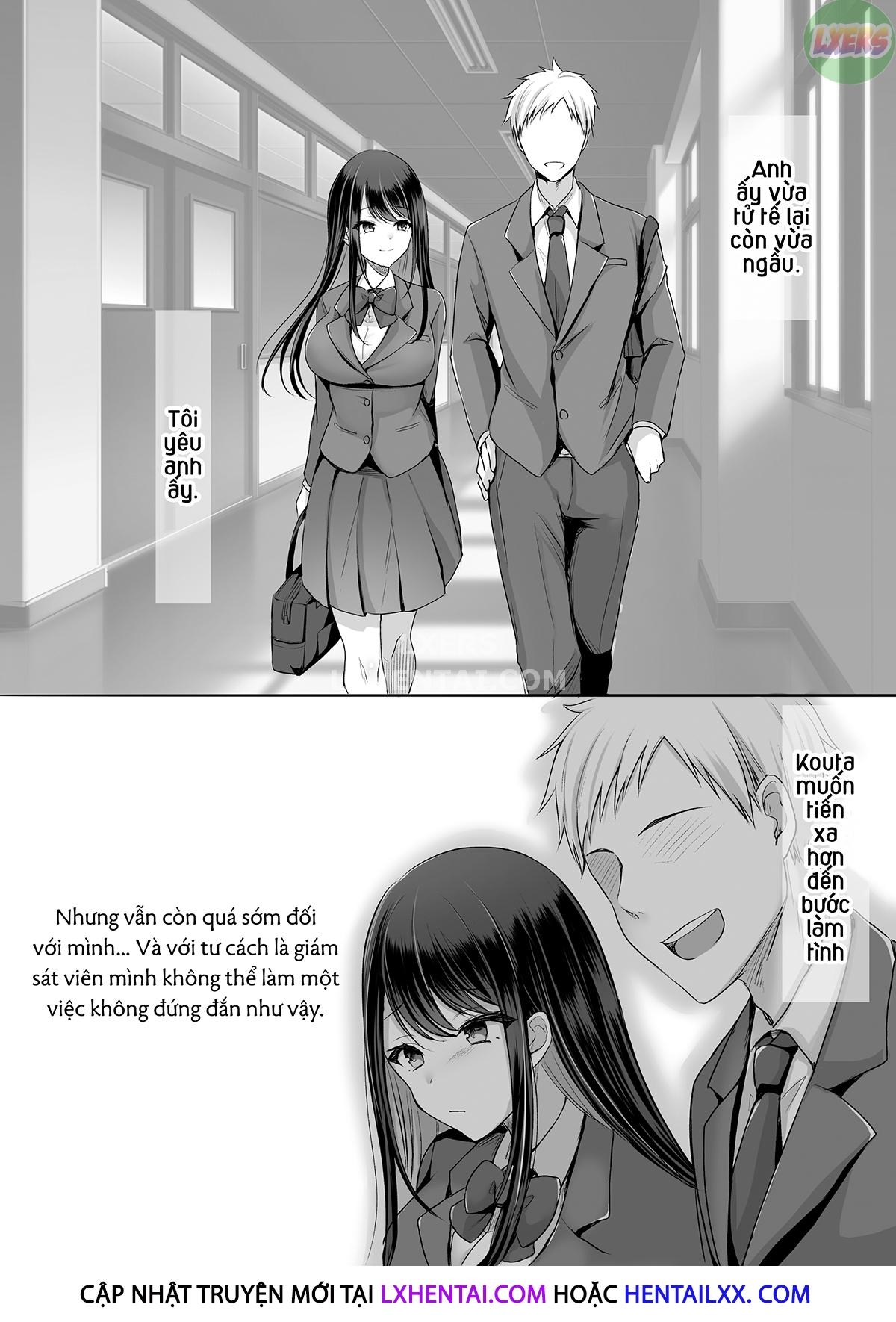 Đọc truyện hentai Stuck After School — A Busty Virgin Hall Monitor Gets Caught Touching Herself - Oneshot