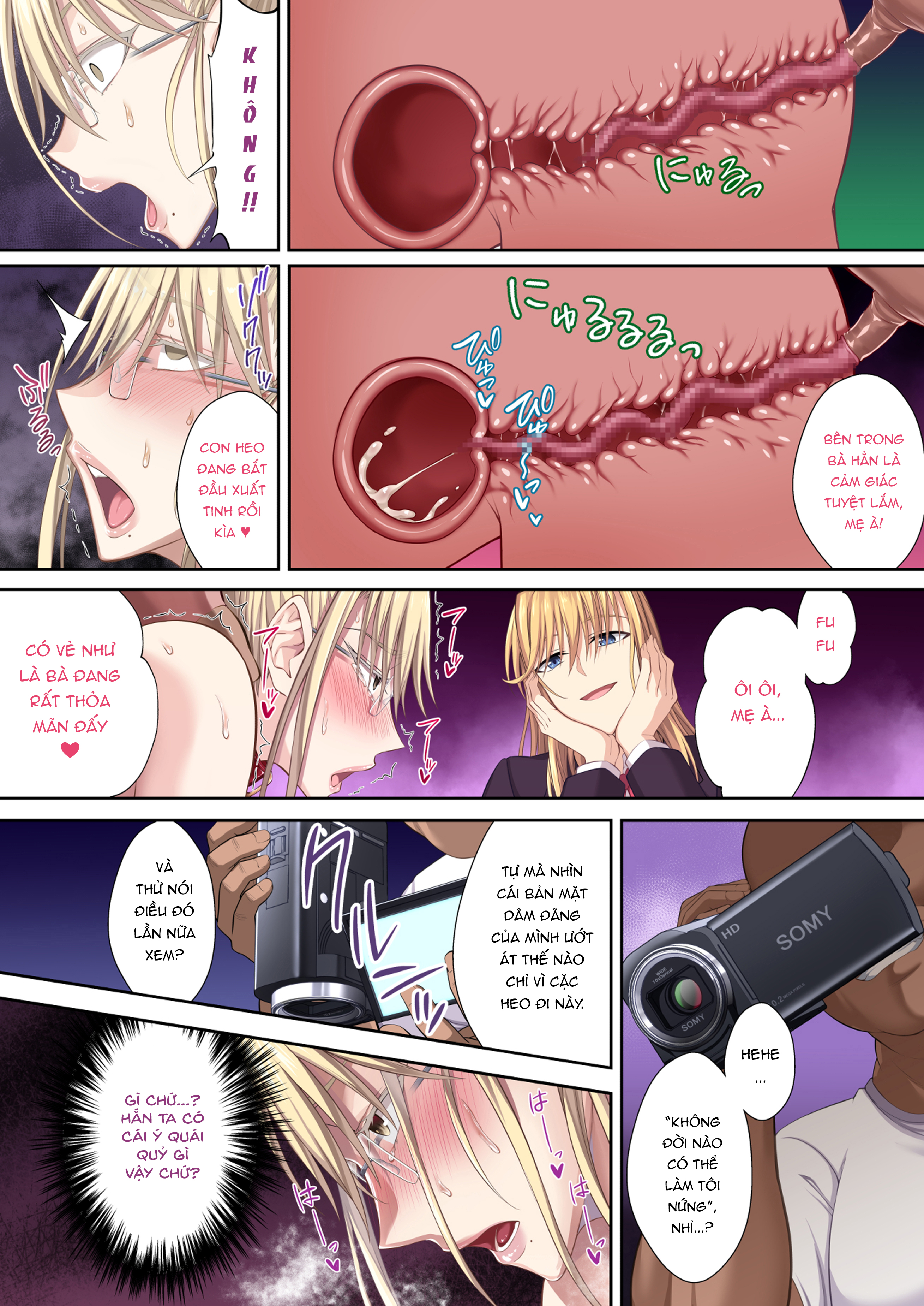 Đọc truyện hentai (Ijima Yuu) Kinpatsu Bakunyuu No Russia Hitoduma Gakuenchou Koudou Maria Ga Ochirumade [Part 3] - Chapter 02