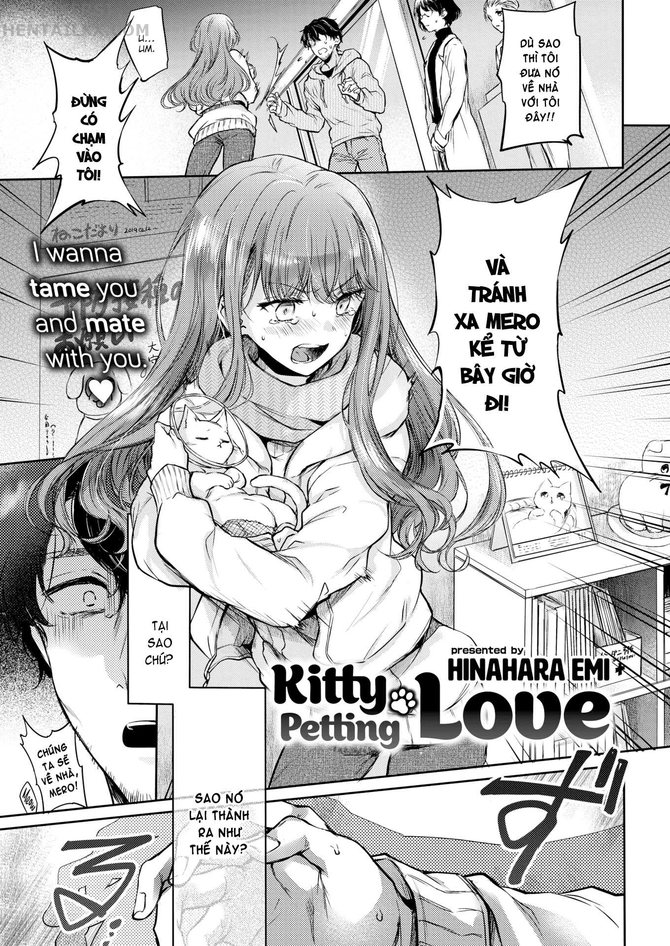 Đọc truyện hentai Kitty Petting Love - Oneshot