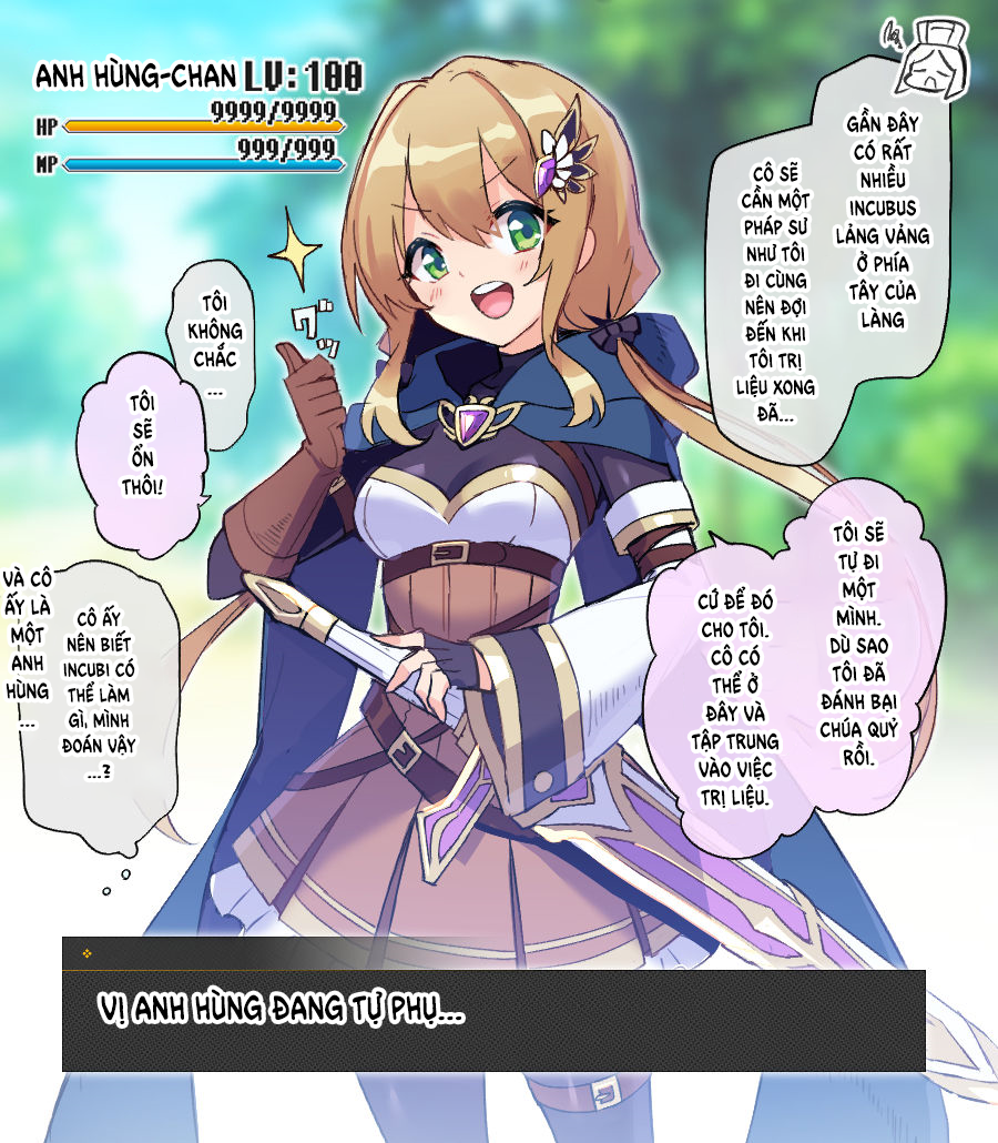 Đọc truyện hentai Nữ anh hùng quá tự tin đi một mình chiến đấu với đám quỷ succubus nam - Oneshot