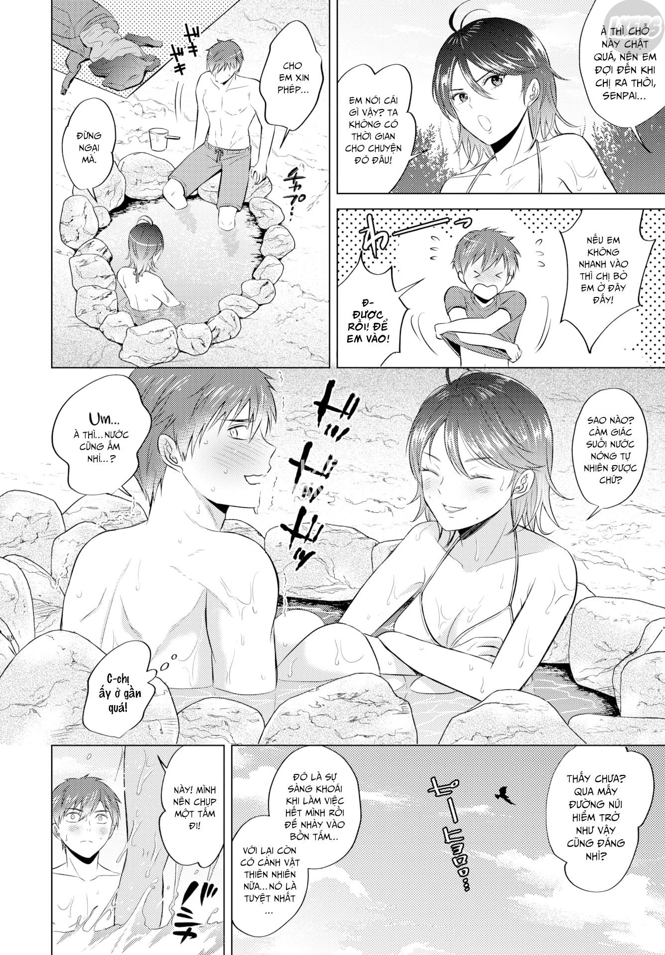 Đọc truyện hentai Suối nước nóng chưa được khám phá - Oneshot