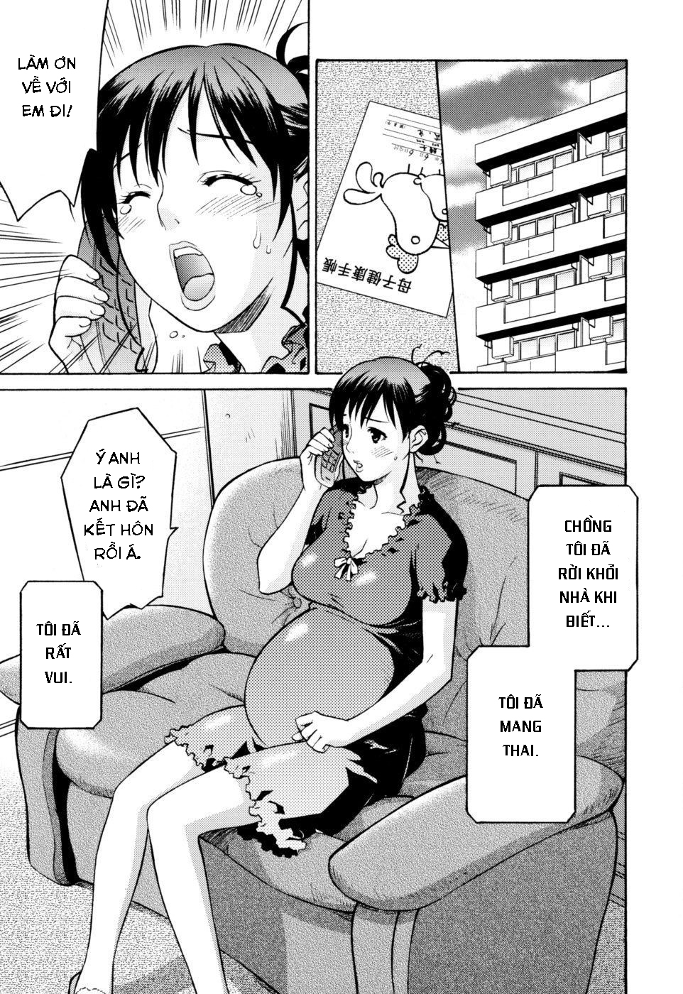 Đọc truyện hentai Pregnant Horny Mom - Oneshot