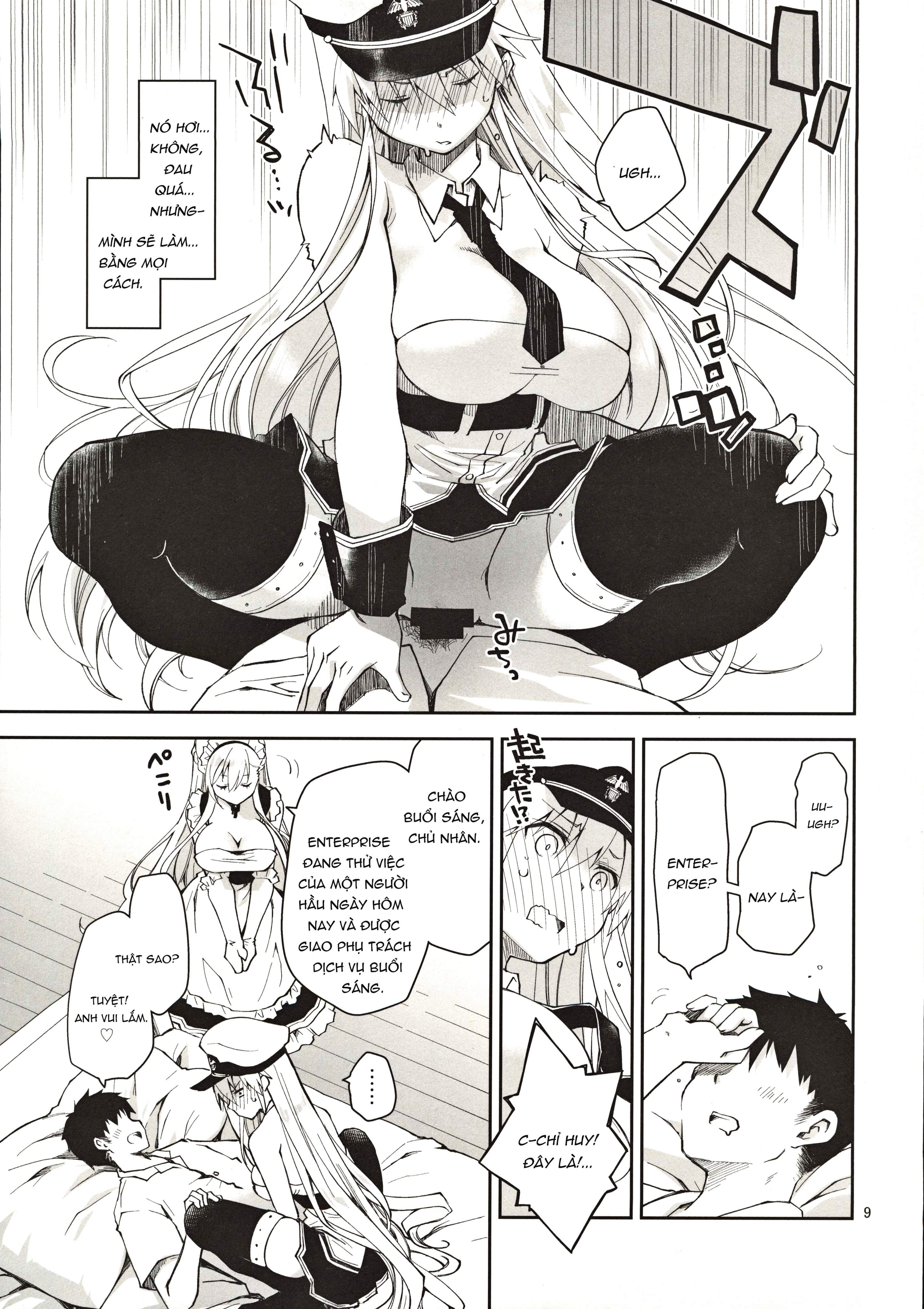 Đọc truyện hentai Nàng Hầu Enterprise ( Azur Lane ) - Oneshot