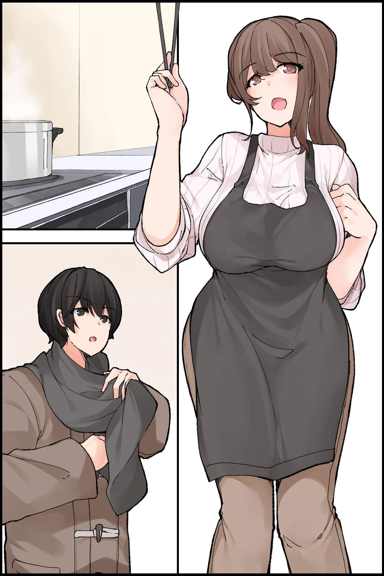 Đọc truyện hentai Mechakucha Eroi Karada no Sewazuki Osananajimi to, Coolchi de 3P Harem!? - Oneshot