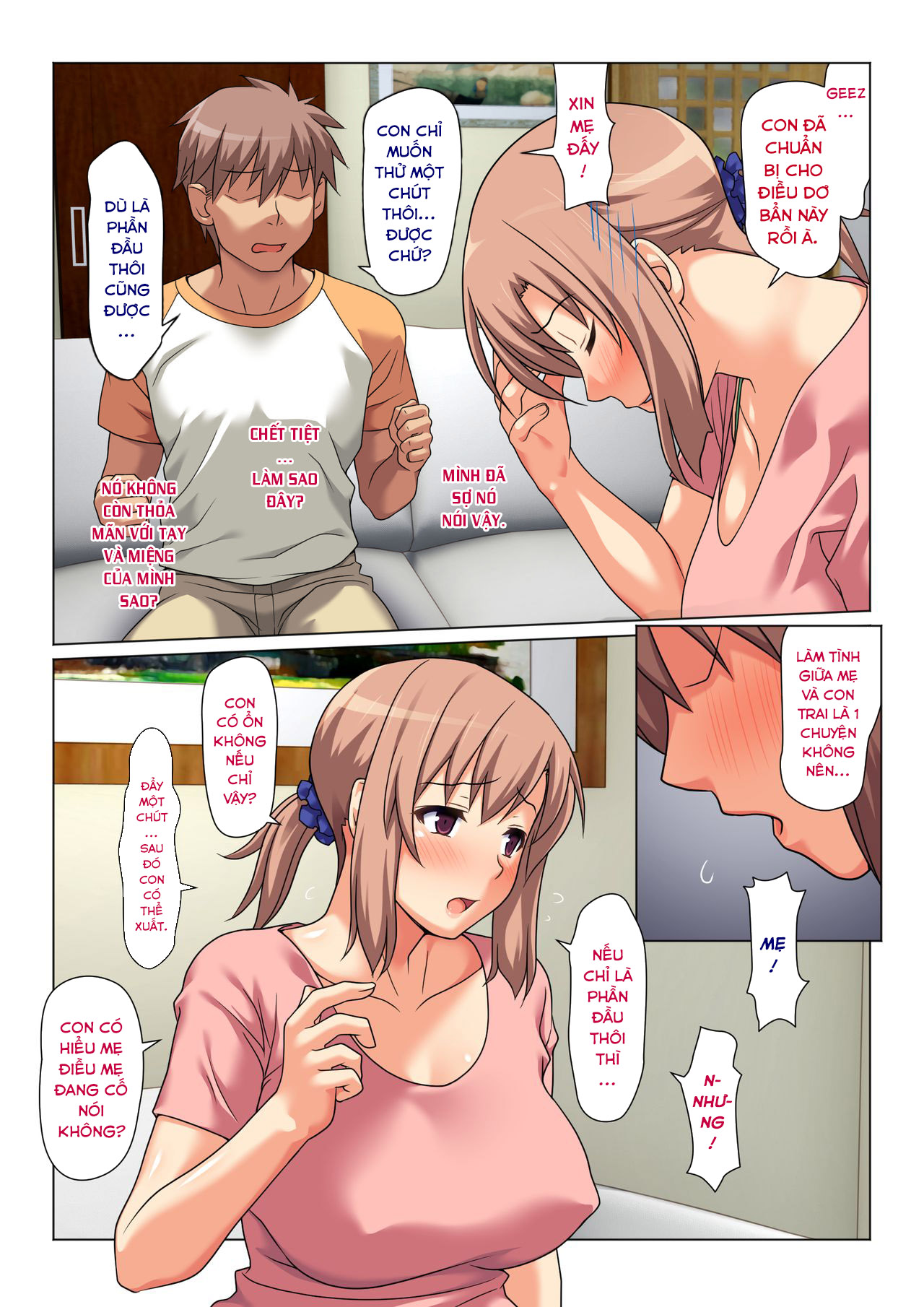 Đọc truyện hentai His Mother gets him off every day as long as his grades improve - Oneshot-2