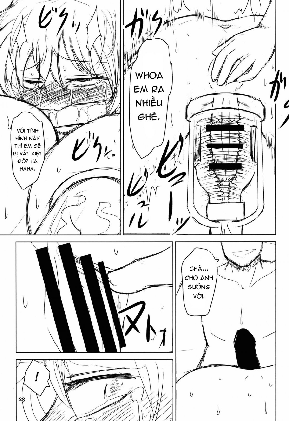 Đọc truyện hentai Innyuu Futanari Bourei Shoujo Zoku - Oneshot