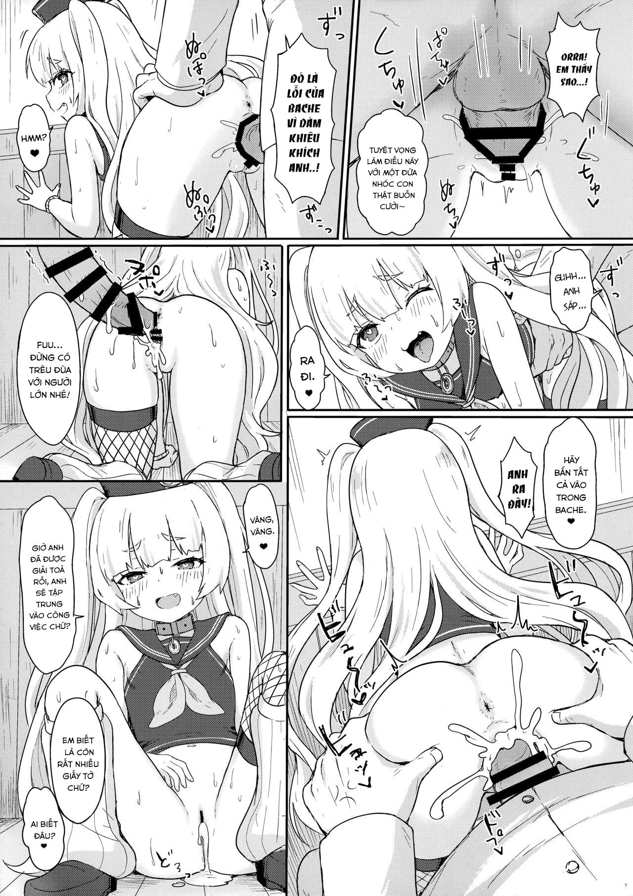 Đọc truyện hentai Leave Everything To Bache! (Azur Lane) - Oneshot