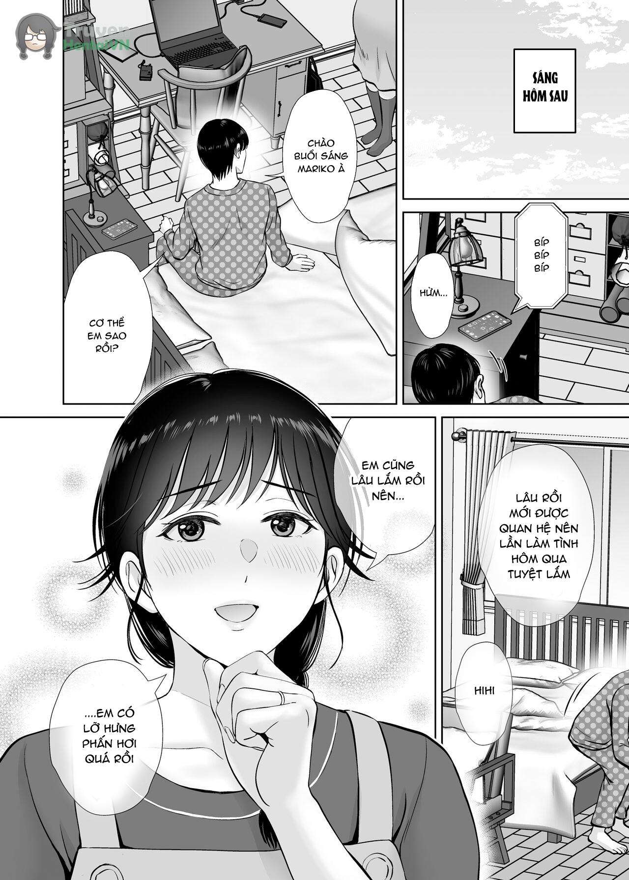 Đọc truyện hentai Kyonyuu Kaa-san ga Boku no Me mo Mae de 2 ~Bonyuu Mamire de Ikimakutta Hanashi~ - Oneshot