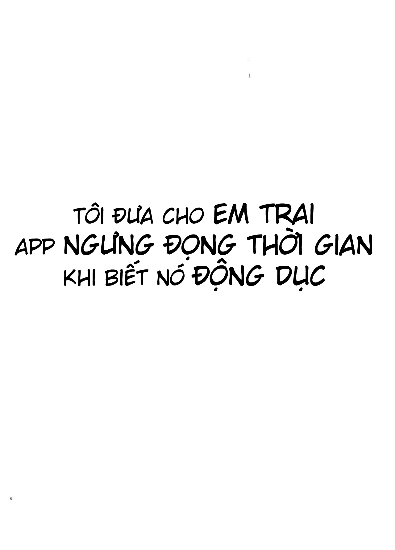 Đọc truyện hentai Tôi đưa cho em trai app ngưng đọng thời gian khi biết nó động dục - Oneshot