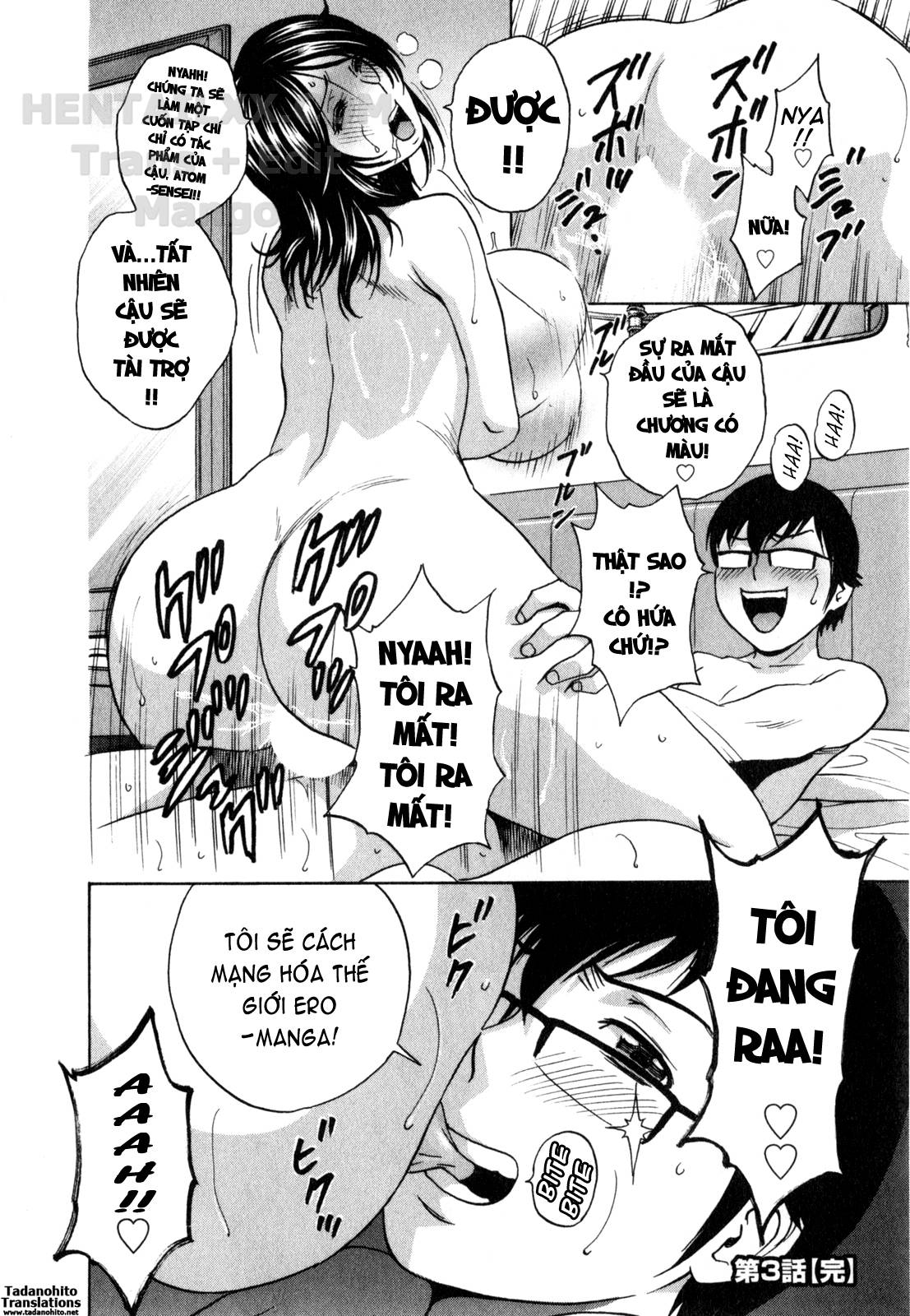 Đọc truyện hentai Life With Married Women Just Like A Manga - Chap 22