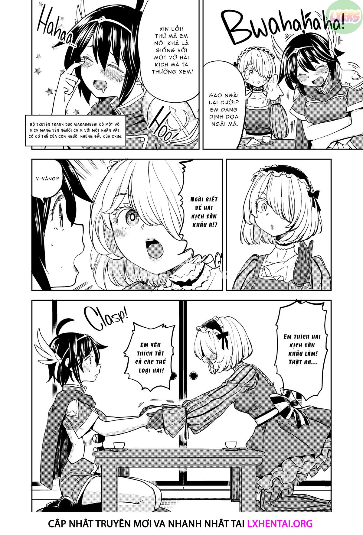 Đọc truyện hentai Tái sinh thành một nữ anh hùng có 5 người vợ quỷ - Chap 4