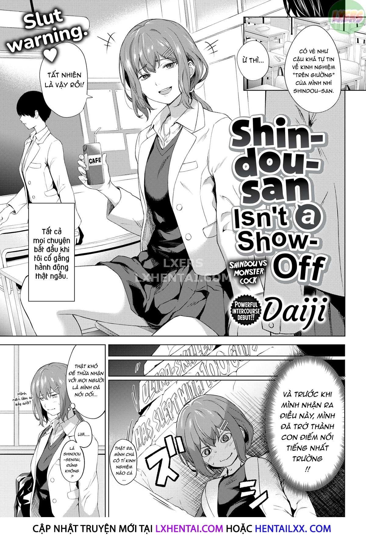 Đọc truyện hentai Shindou-san không hề phô trương - Oneshot