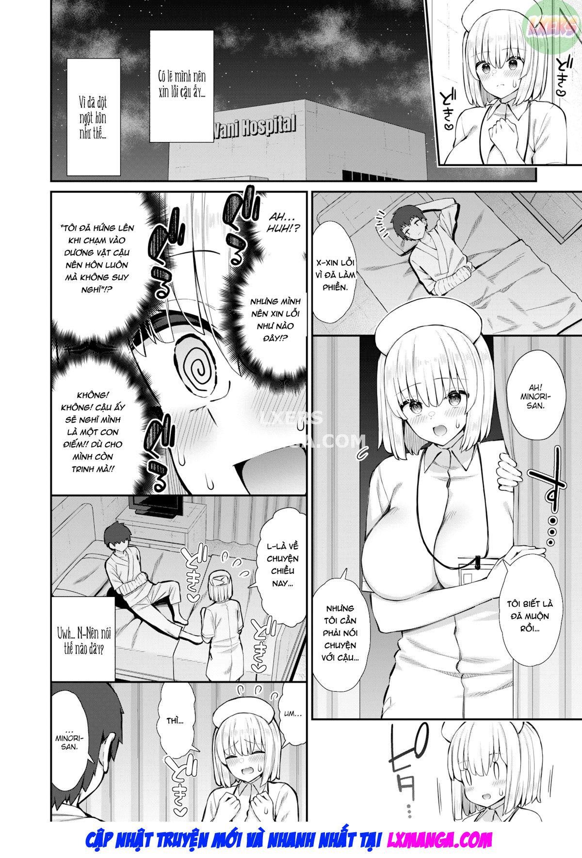 Đọc truyện hentai Trải nghiệm đầu tiên của một Y tá mới vào nghề (Trinh nữ) - Oneshot