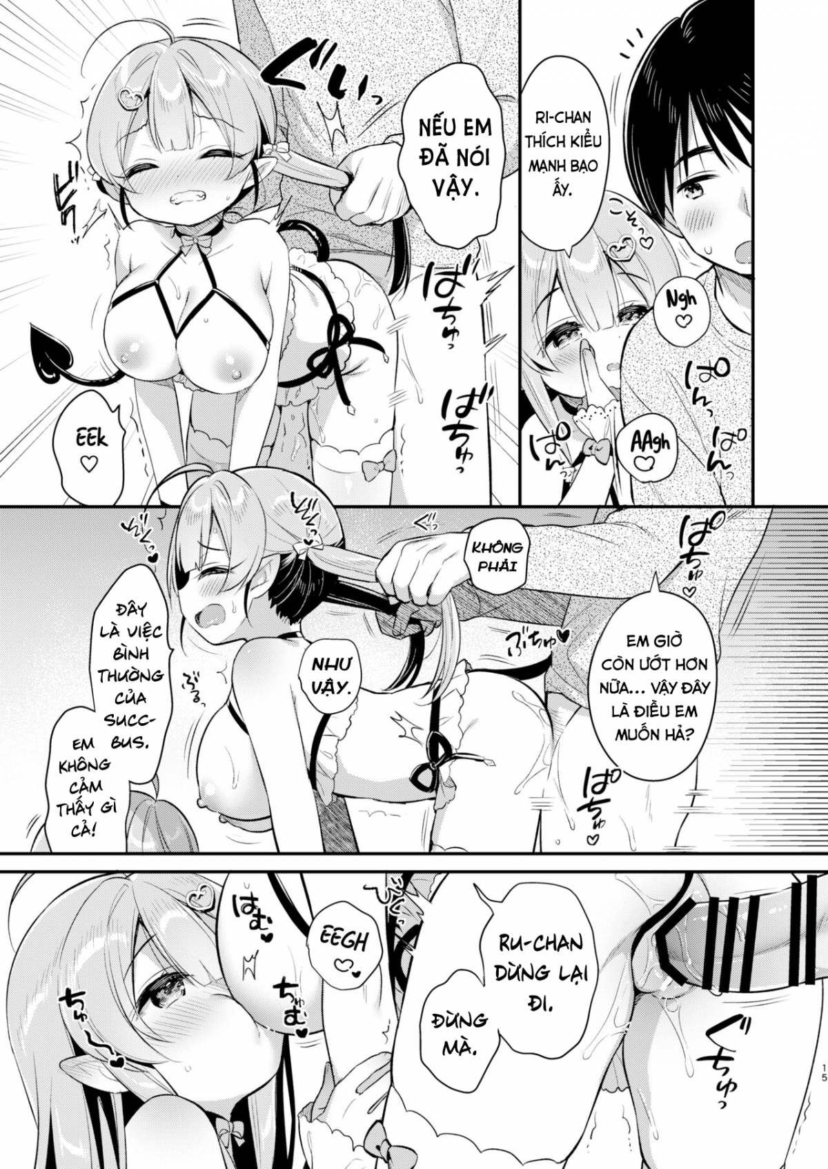 Đọc truyện hentai Cặp song sinh tấn công Succubus-chan - Chap 1