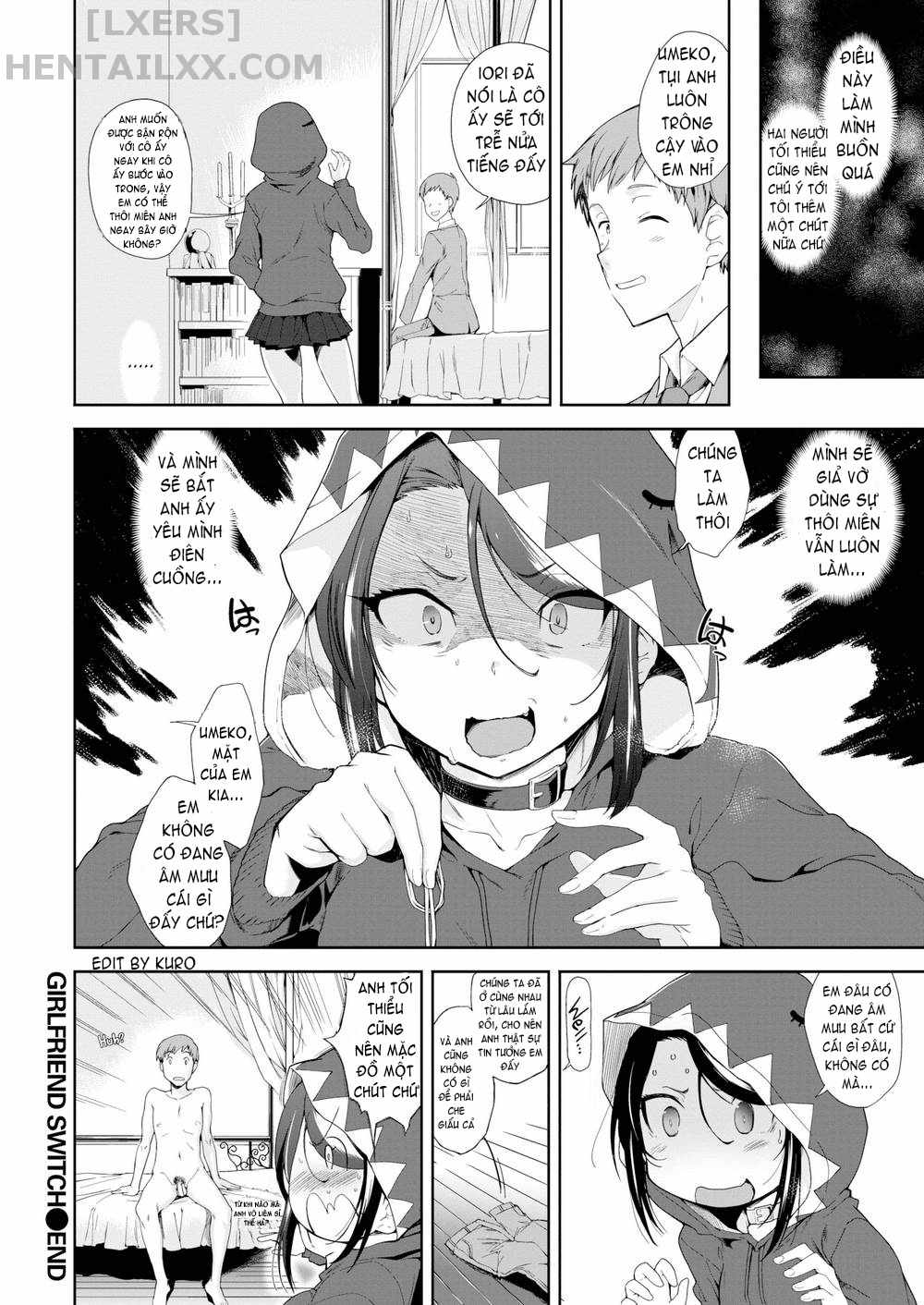 Đọc truyện hentai Mienai Tokoro De - Chap 9: Girlfriend Switch