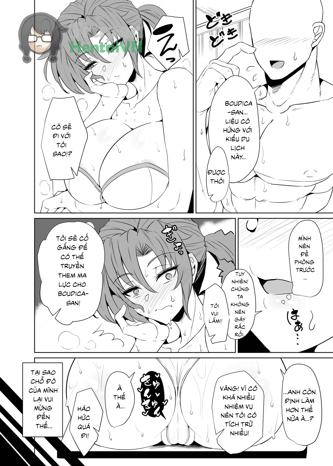 Đọc truyện hentai Boudica Mama to Yukemuri Ecchi (Fate/Grand Order) - Oneshot