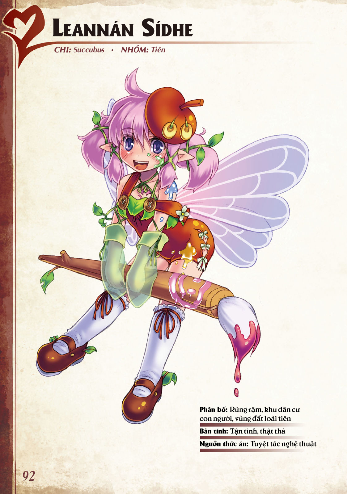 Đọc truyện hentai Bách khoa toàn thư Monstergirl - 040: Leannán sídhe