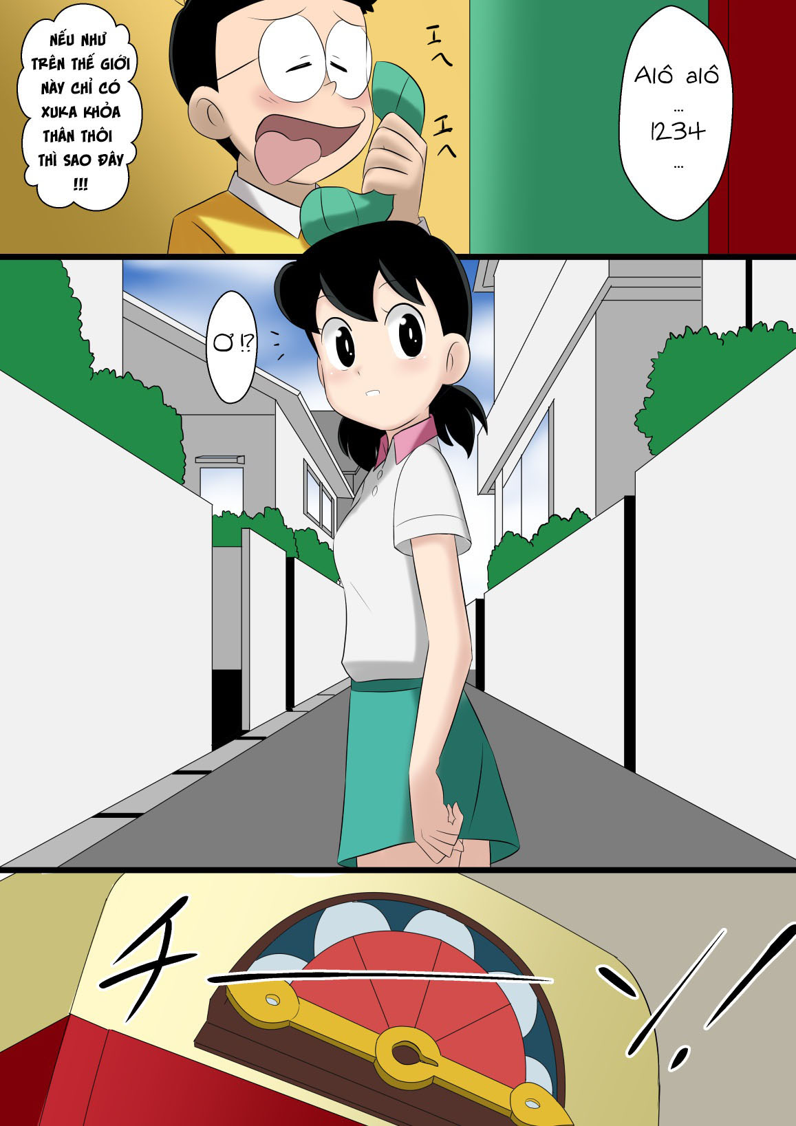 Đọc truyện hentai Thánh Nôbita - Tập 28 - Tủ điện thoại yêu cầu phần 1