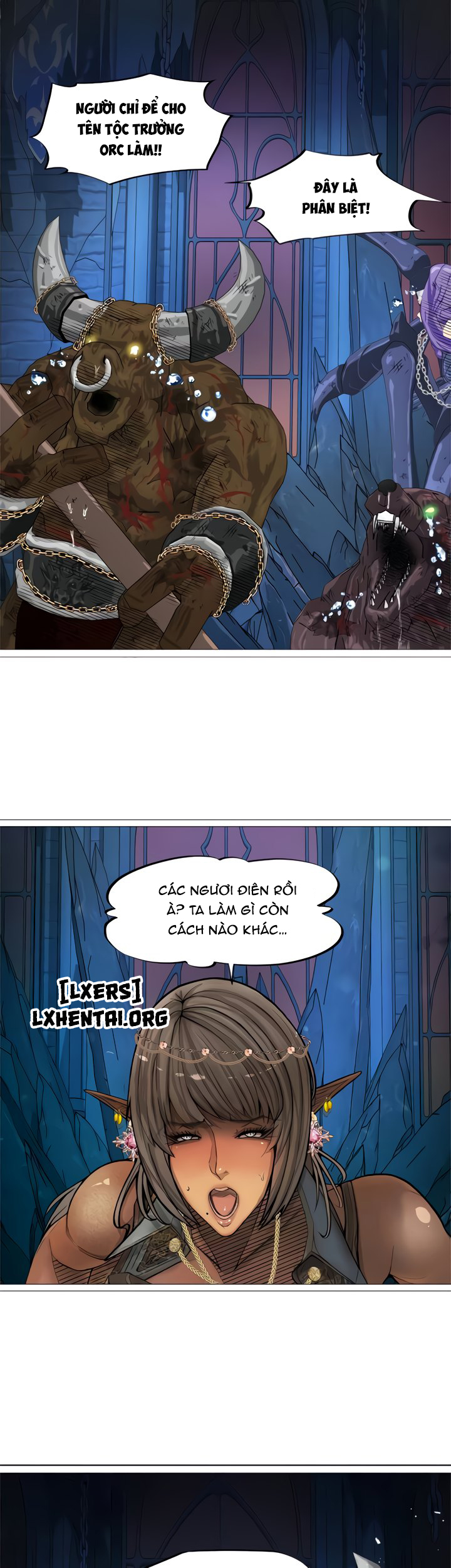Đọc truyện hentai Nữ Hoàng Dark Elf Và Nô Lệ Orc - Chap 30