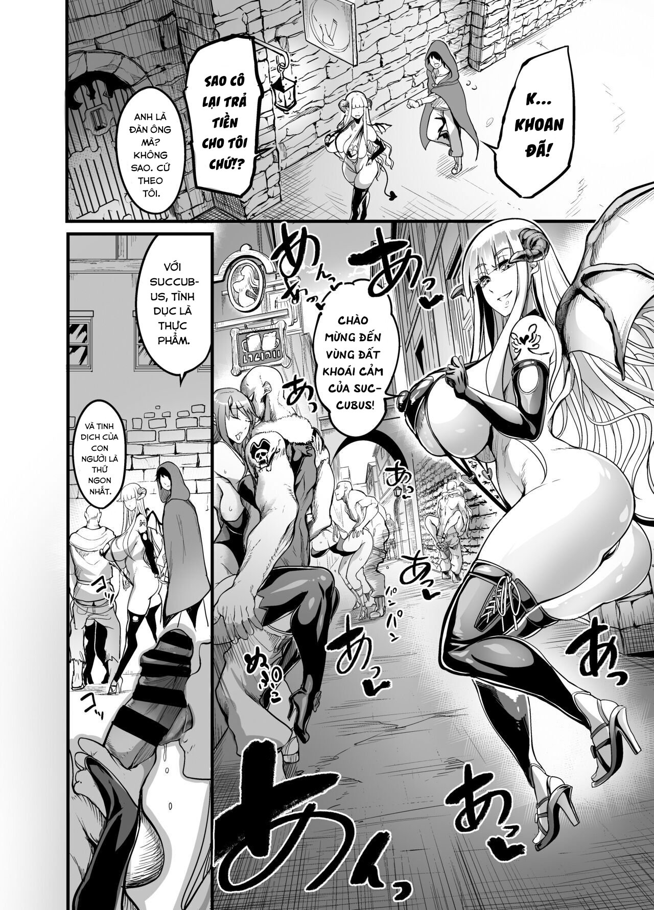 Đọc truyện hentai Chào mừng đến khu phố của Succubus - Oneshot