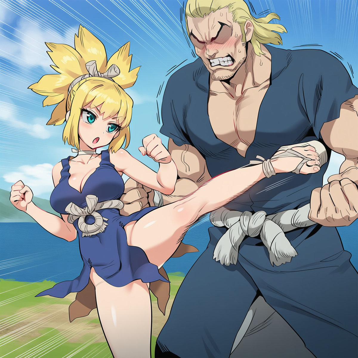 Đọc truyện hentai Tuyển tập Albums Art hentai - Chap 662 - Kohaku Vs Maguma