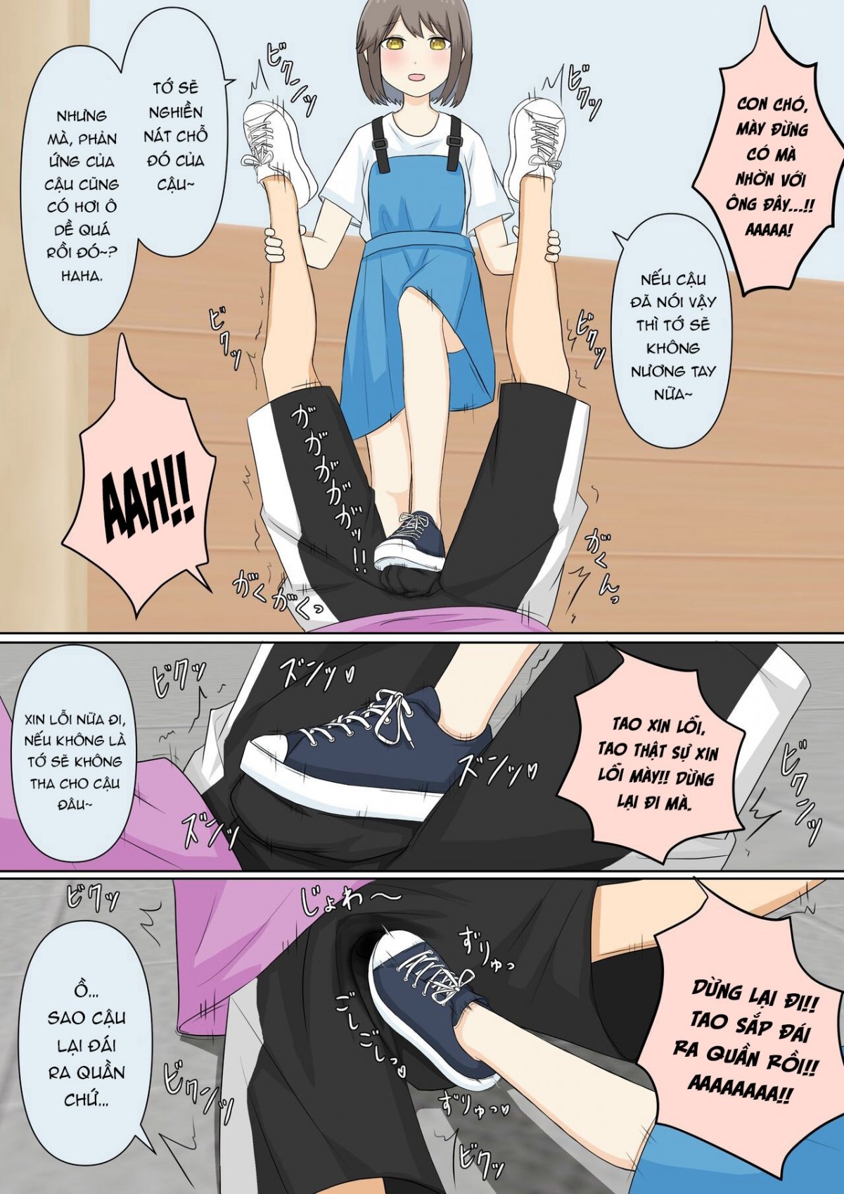 Đọc truyện hentai Bị bạn gái bắt nạt - Oneshot