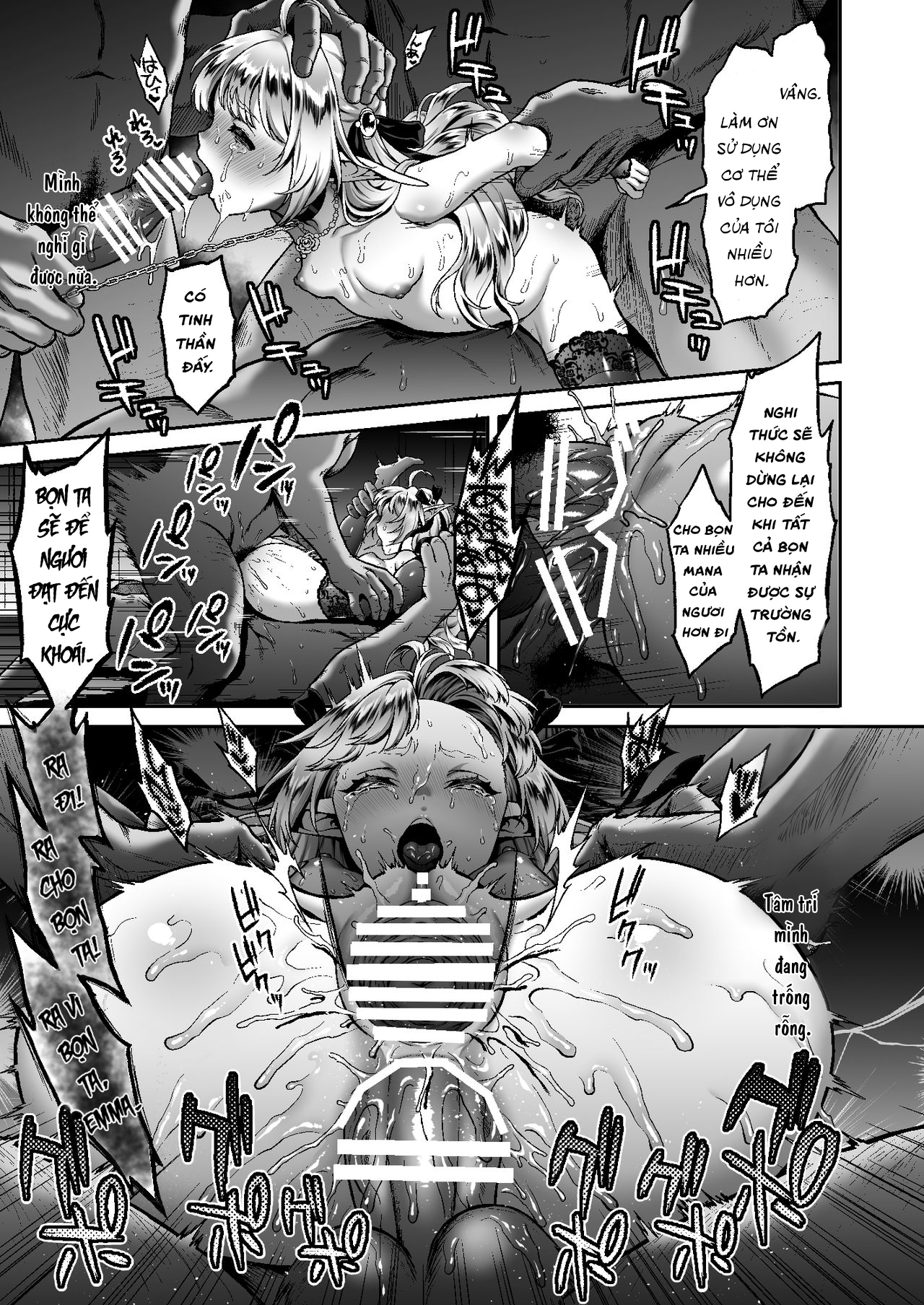 Đọc truyện hentai Nàng Elf bán Hoa dưới ánh hoàng hôn - Chap 6