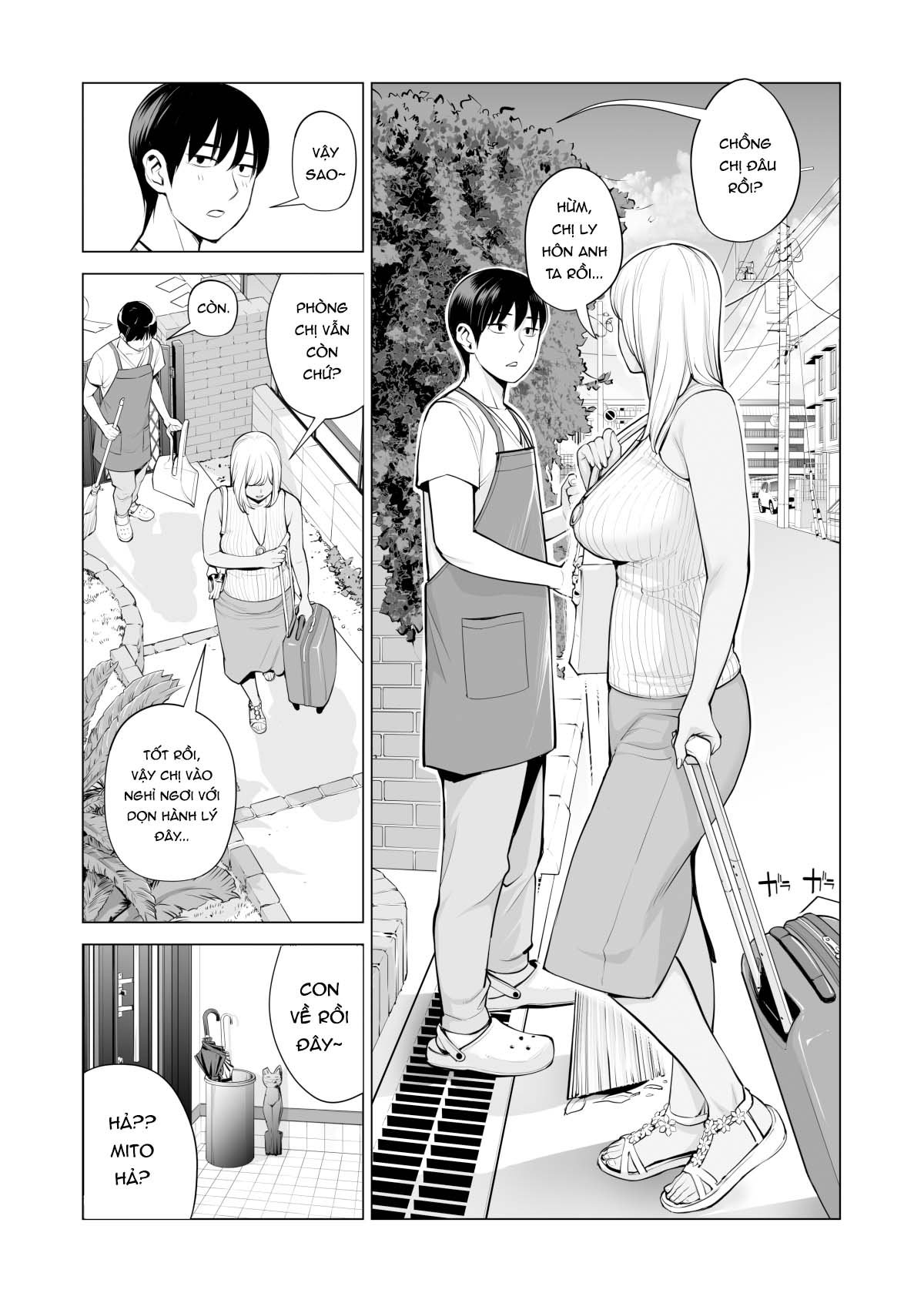 Đọc truyện hentai Nureane - Đêm hè, làm tình cùng chị gái đã ly dị - Ch. 1