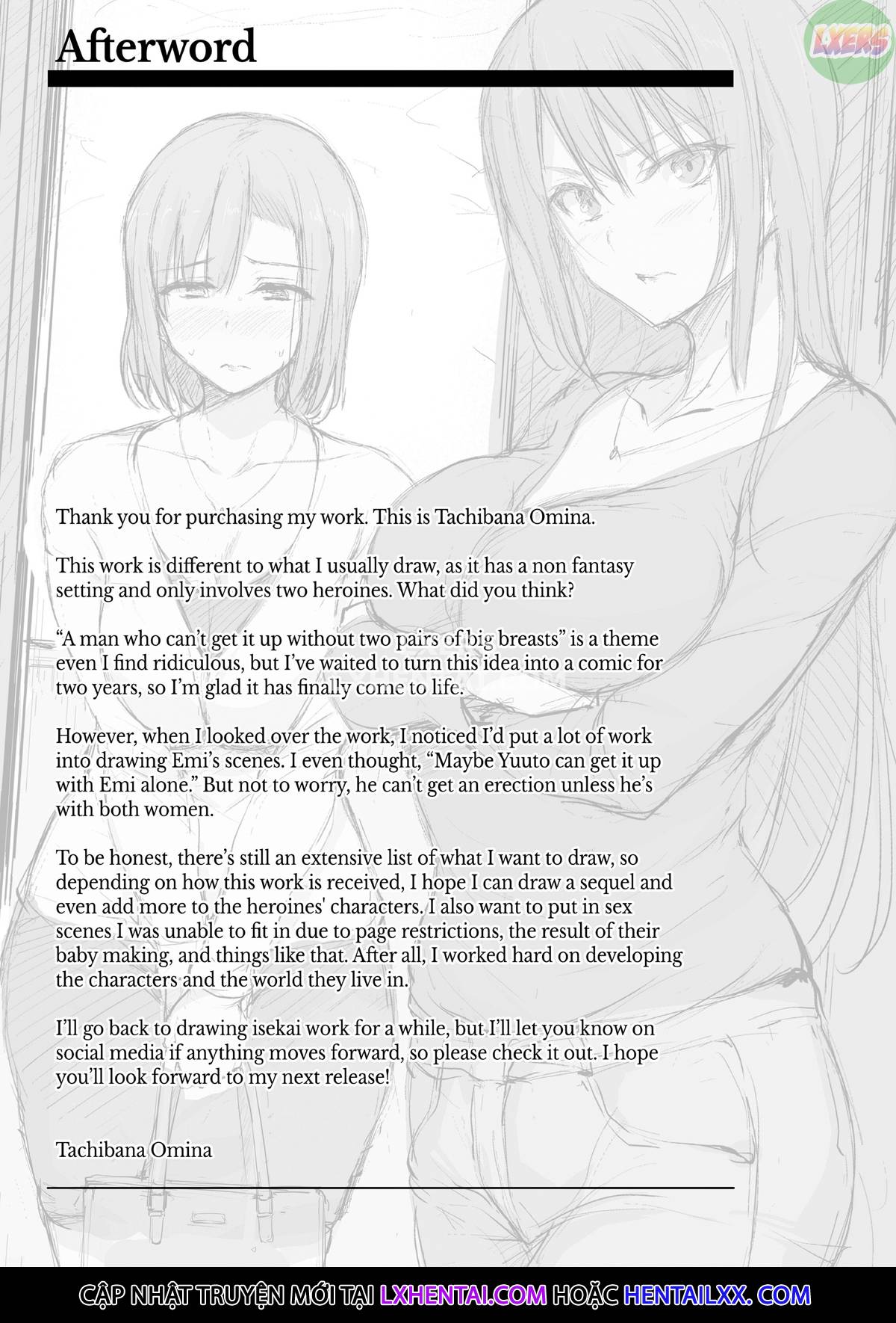 Đọc truyện hentai Không lên đỉnh nổi nếu không có hai cặp vú khủng nên vợ tôi đã đưa bạn của cô ấy đến! - Chap 1