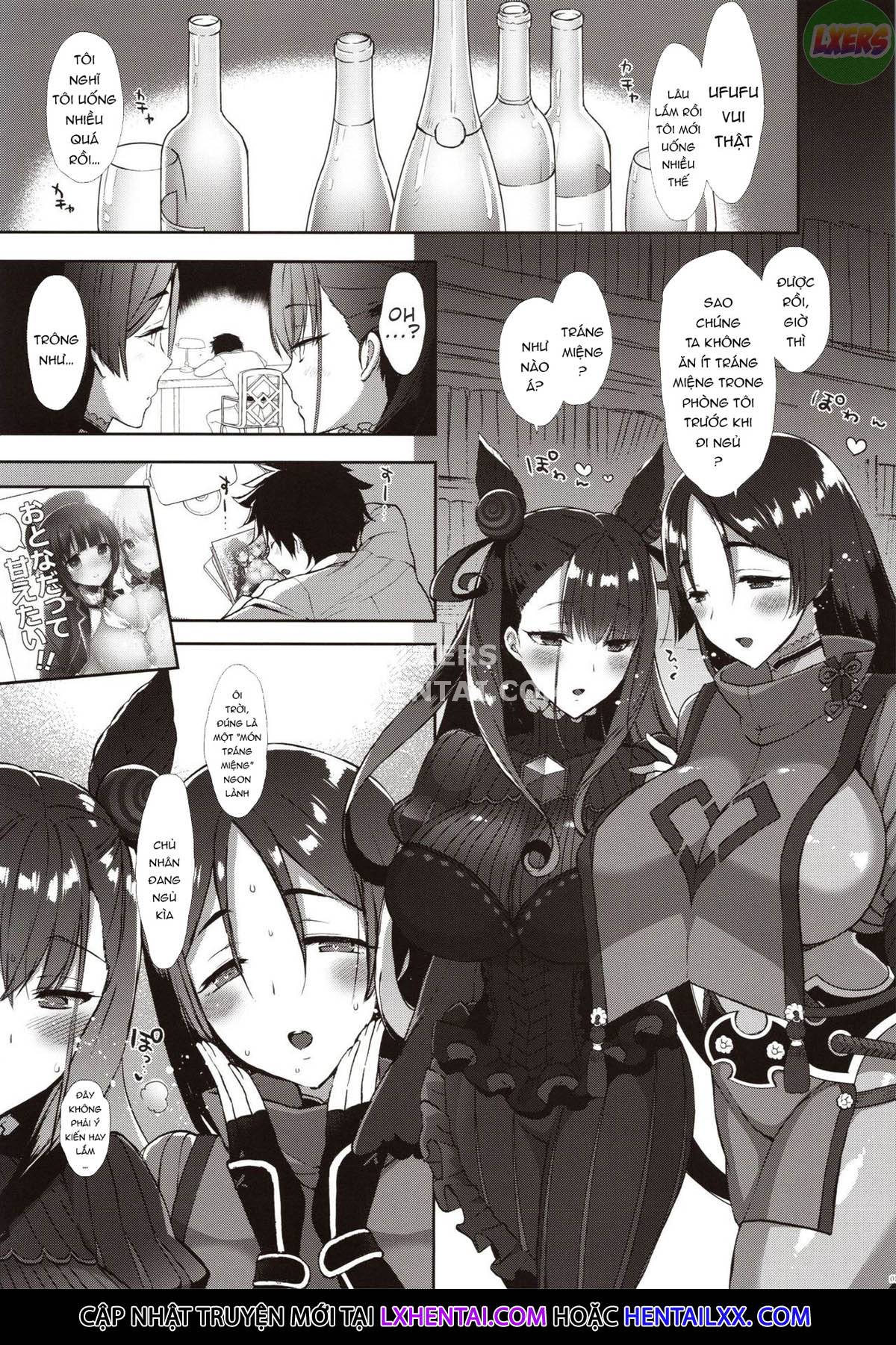 Đọc truyện hentai Chaldea Master datte Raikou to Shikibu ni Amaetai!! - Oneshot