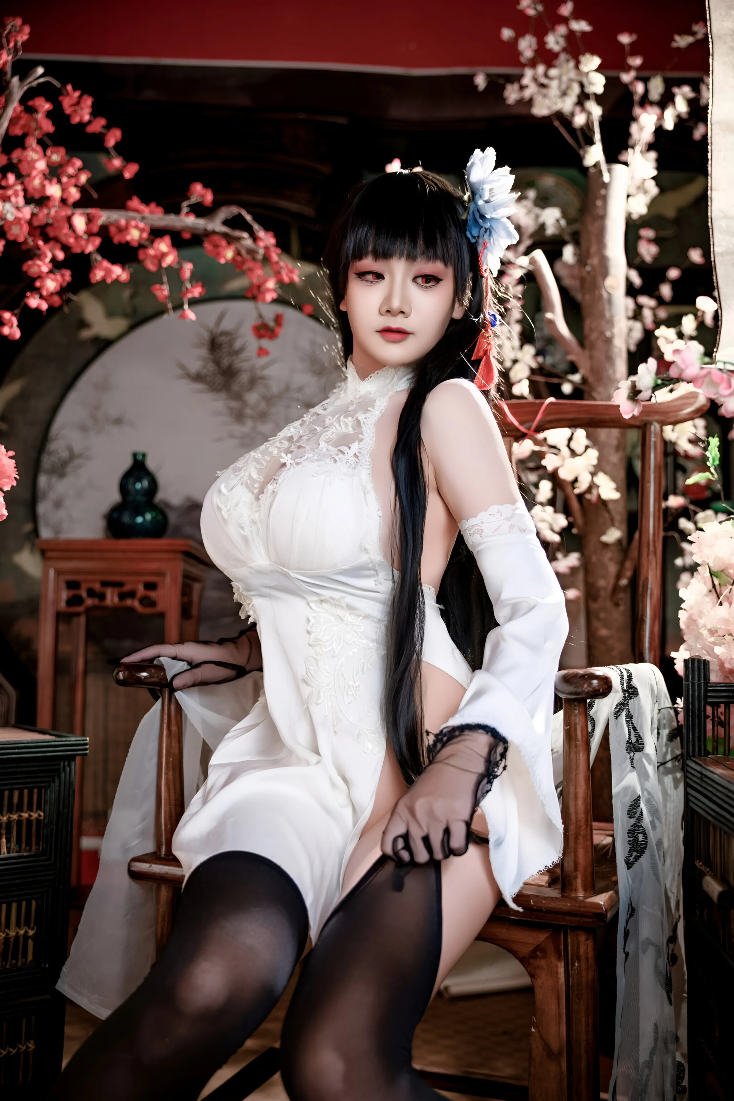 Đọc truyện hentai Tuyển tập Albums siêu phẩm Cosplay - Chap 1145 - A Xuexue - Azur Lane Yixian Cheongsam