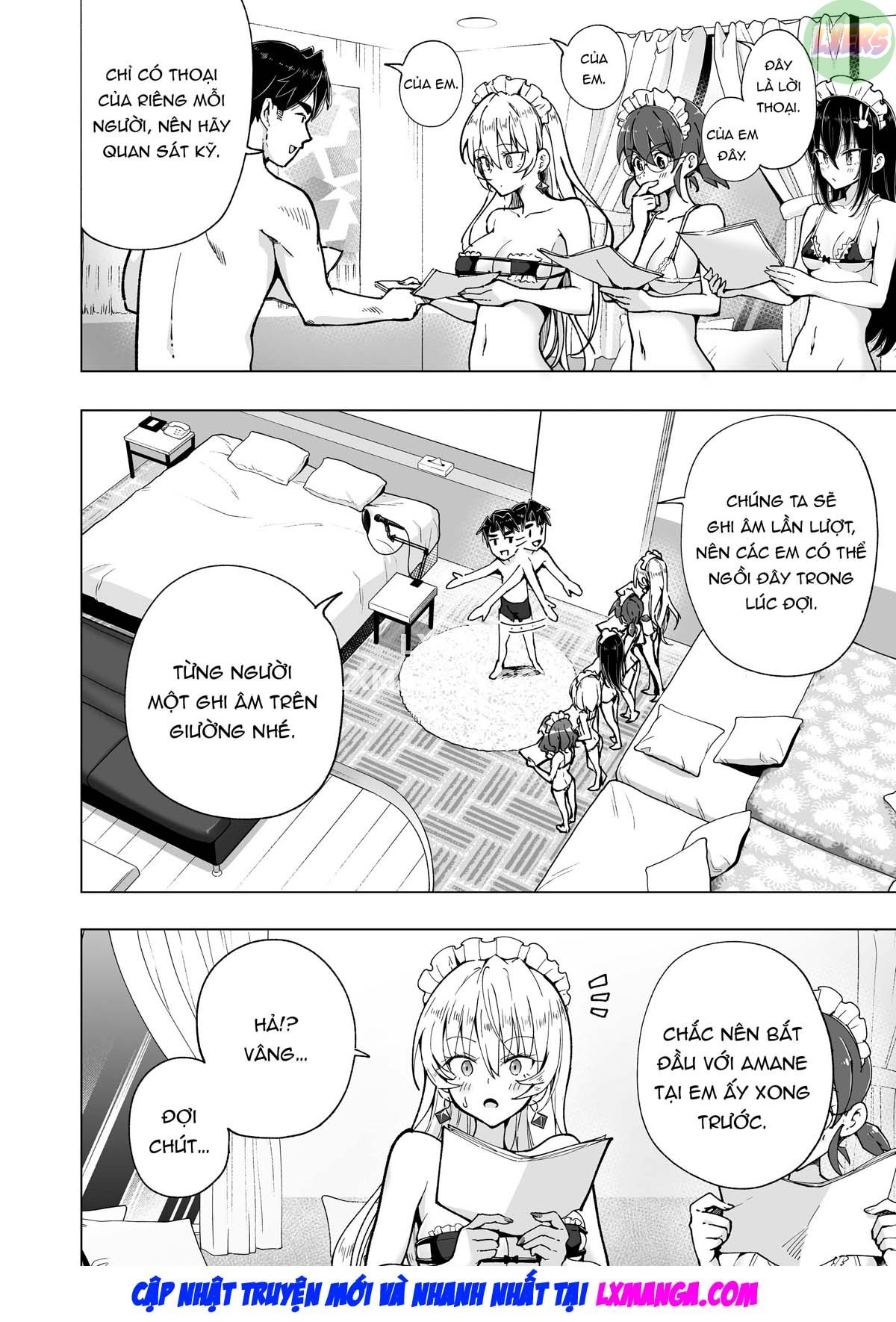 Đọc truyện hentai Nhật ký làm Phò - Chap 8: Filming Harem - Part Two