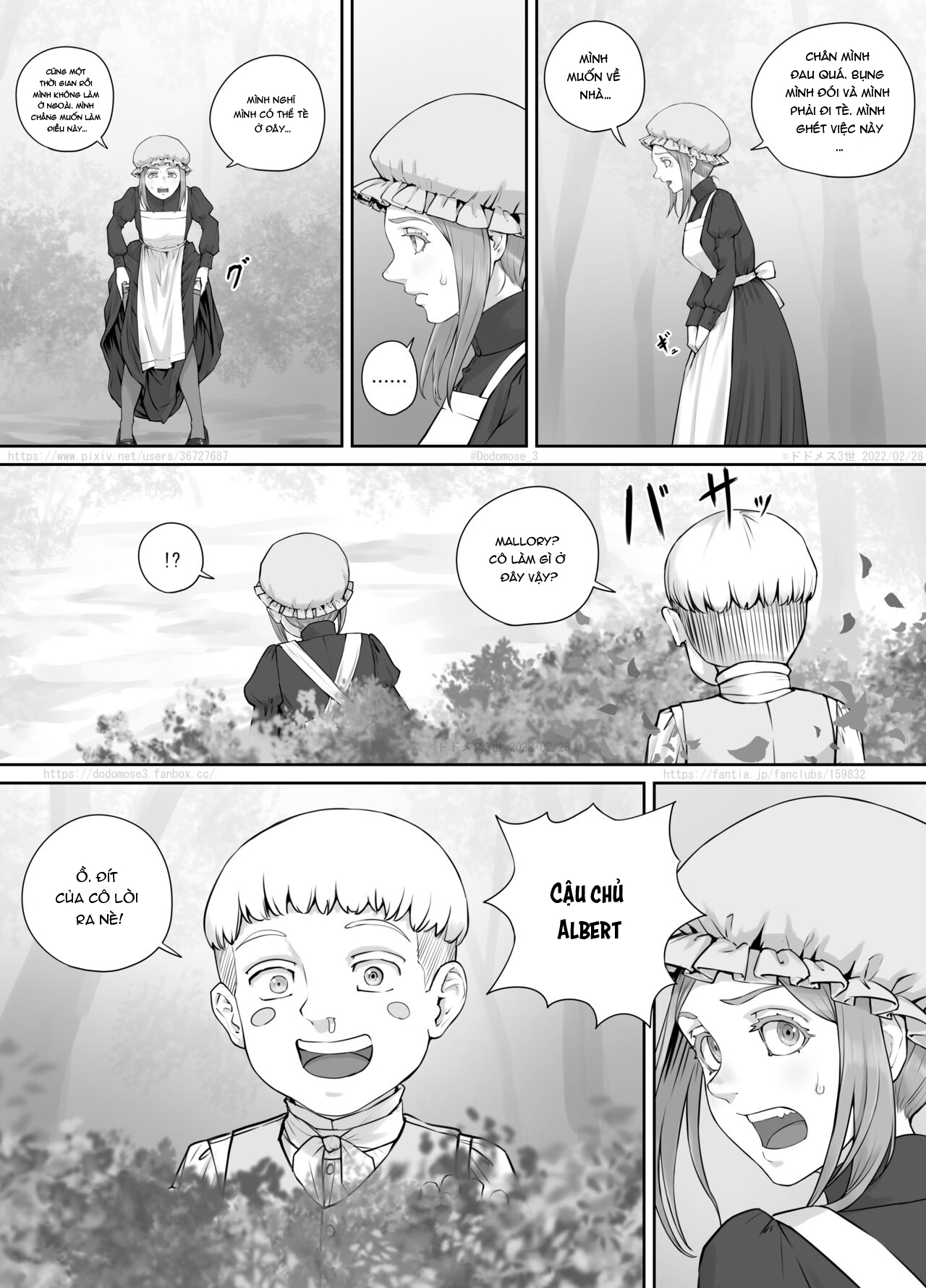 Đọc truyện hentai Manga hầu gái và tu sĩ - Oneshot.