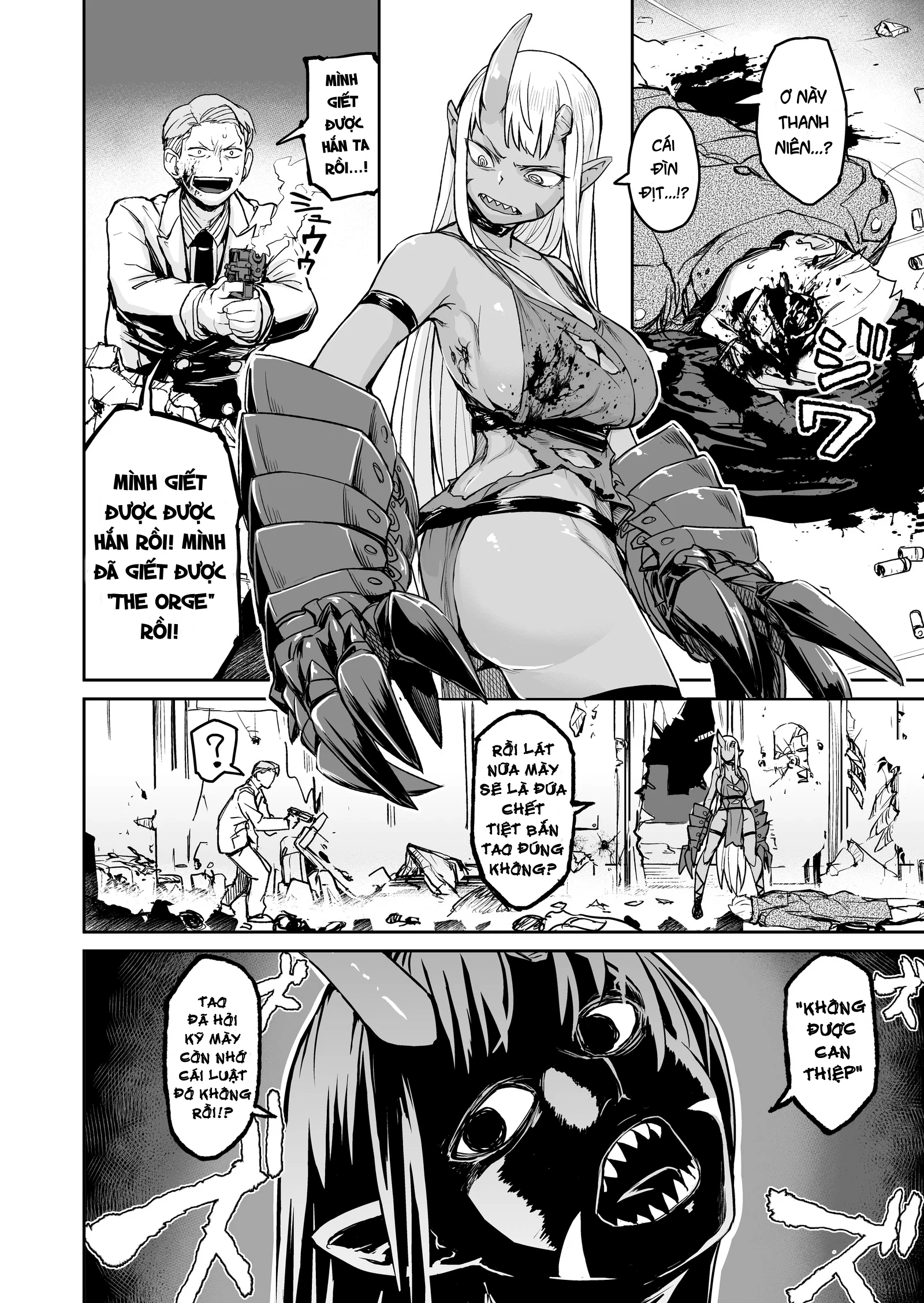 Đọc truyện hentai Ogre gun smoke - Oneshot