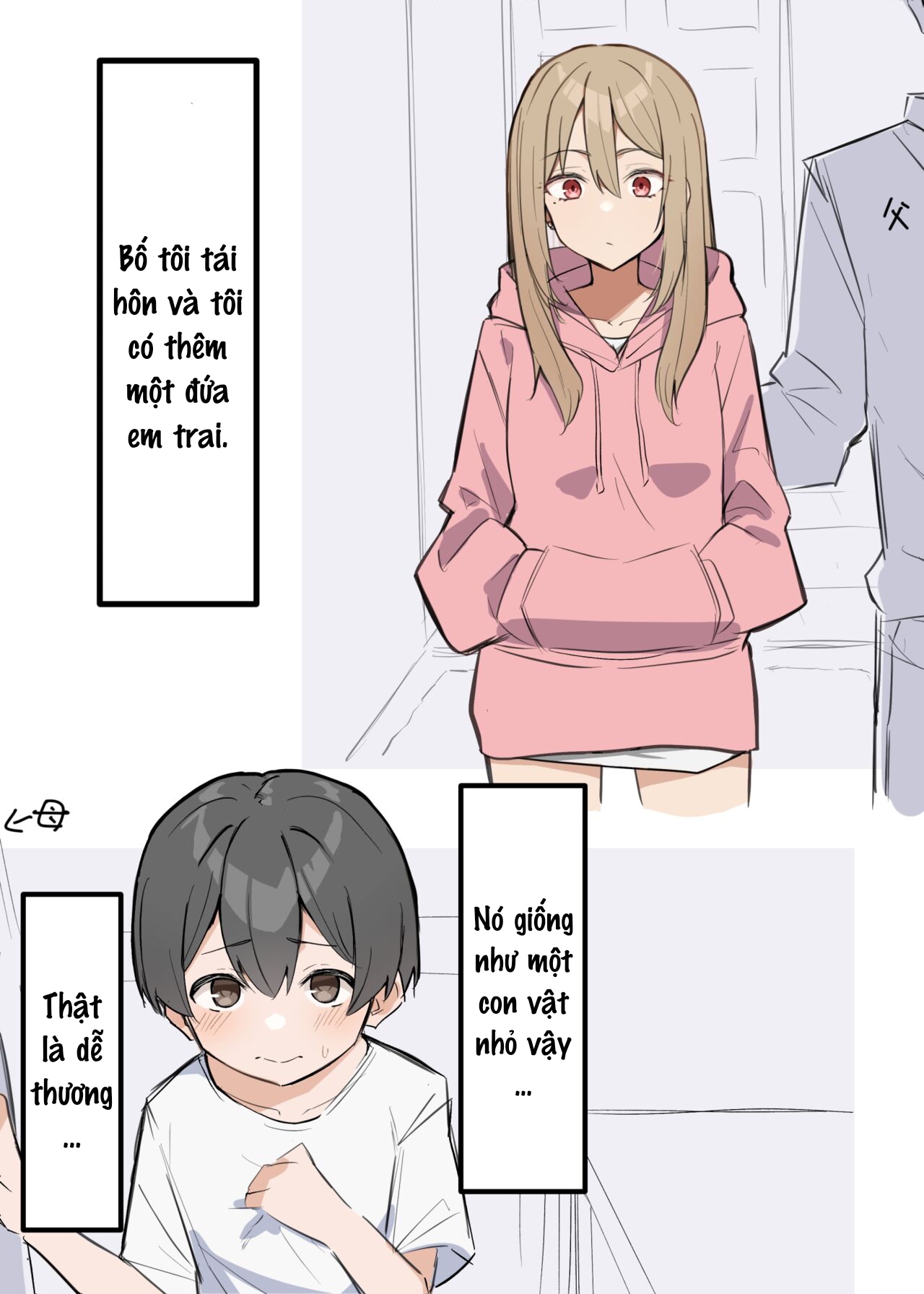 Đọc truyện hentai Saki-chan cùng cậu em trai shota - Chap 1