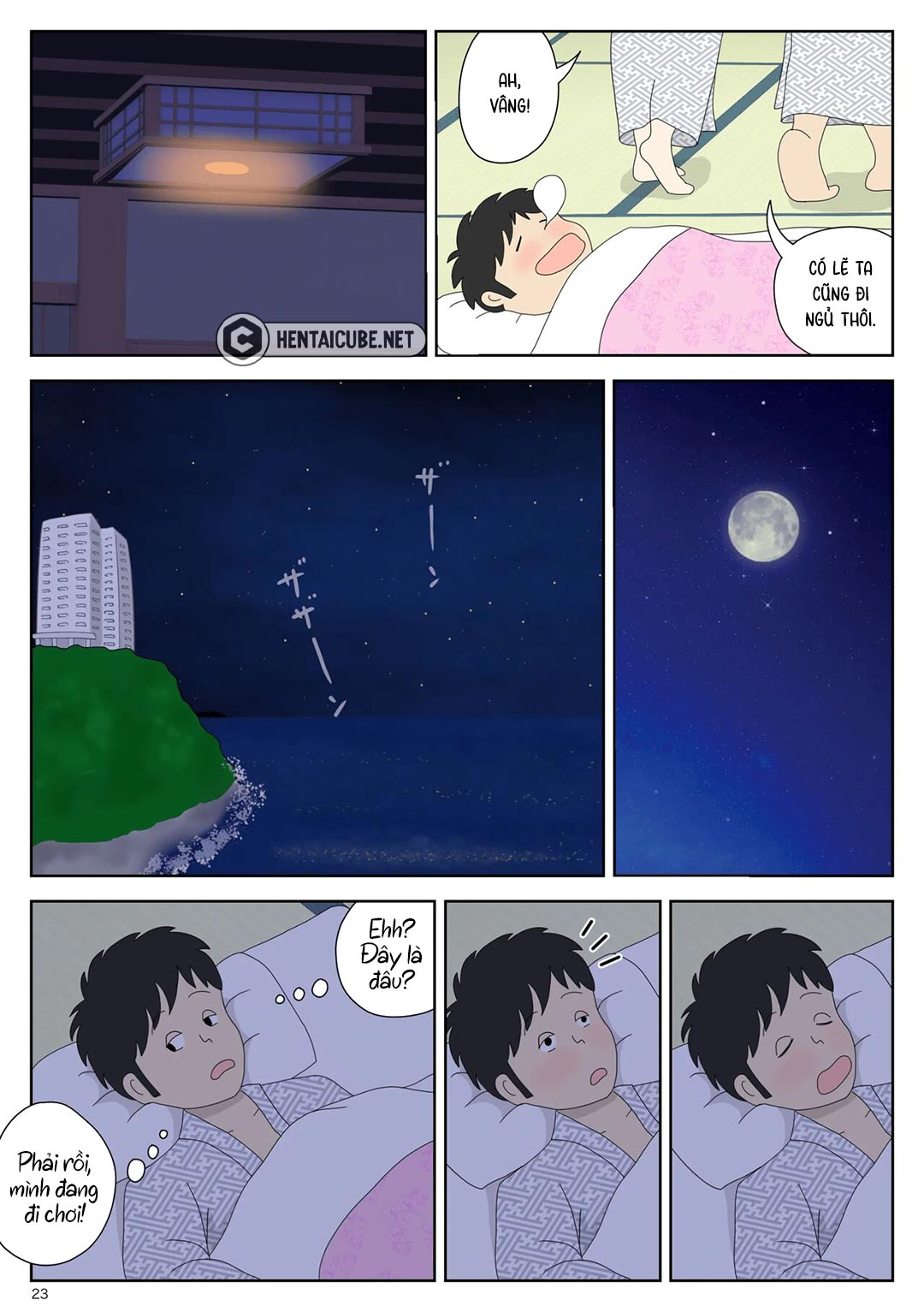 Đọc truyện hentai Bị mẹ phát hiện đang rình trộm thủ dâm - Chap 2 - Cha ở kế bên