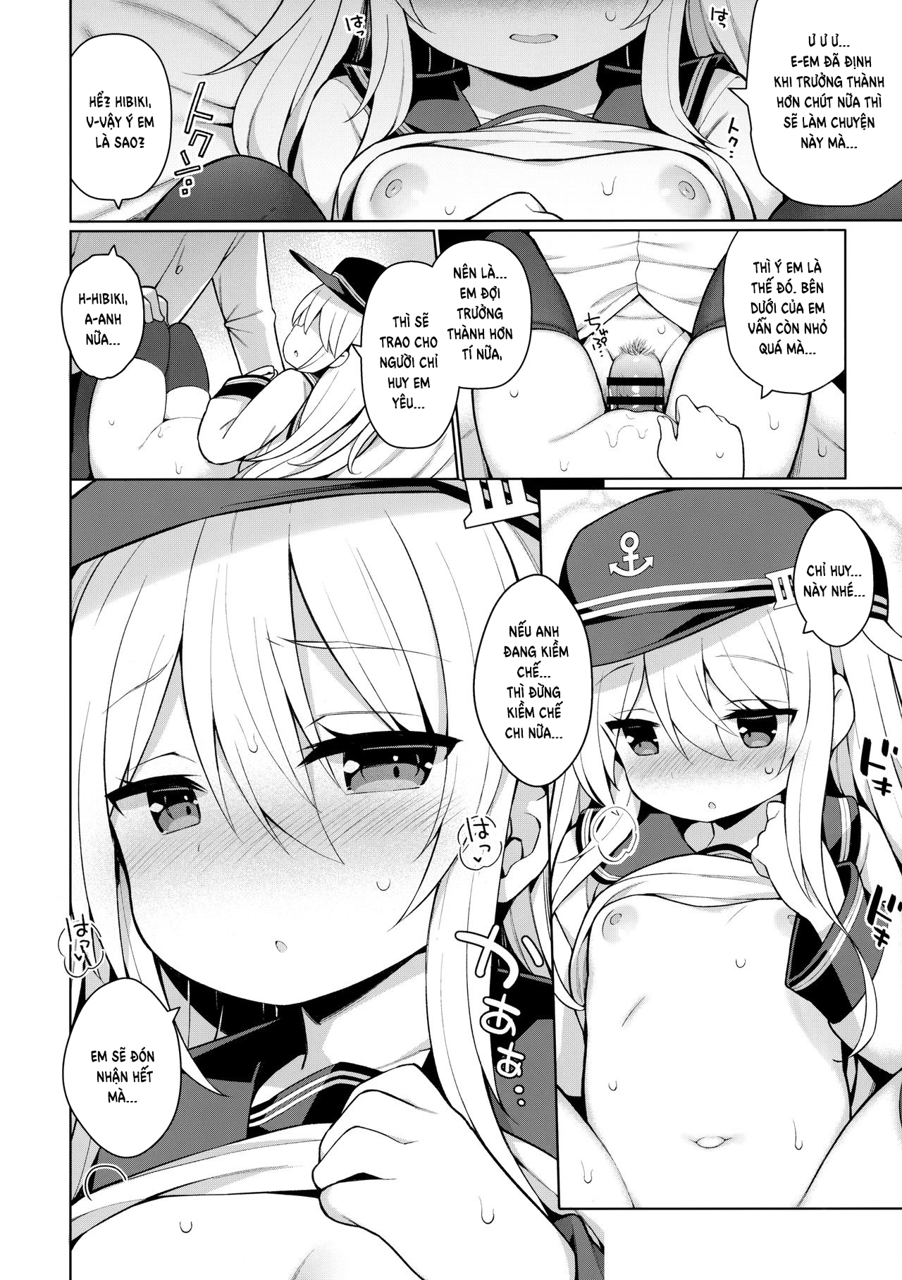 Đọc truyện hentai Hibiki-chan Himitsu no Hatsu Sounyuu -(Kantai Collection -KanColle-) - Oneshot