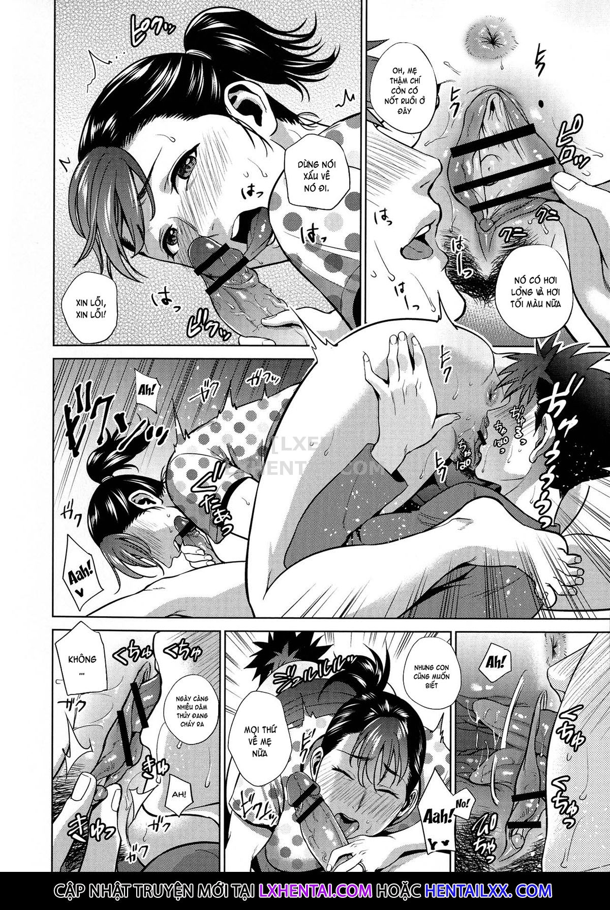 Đọc truyện hentai The Day I Connected With Mom - Chap 8