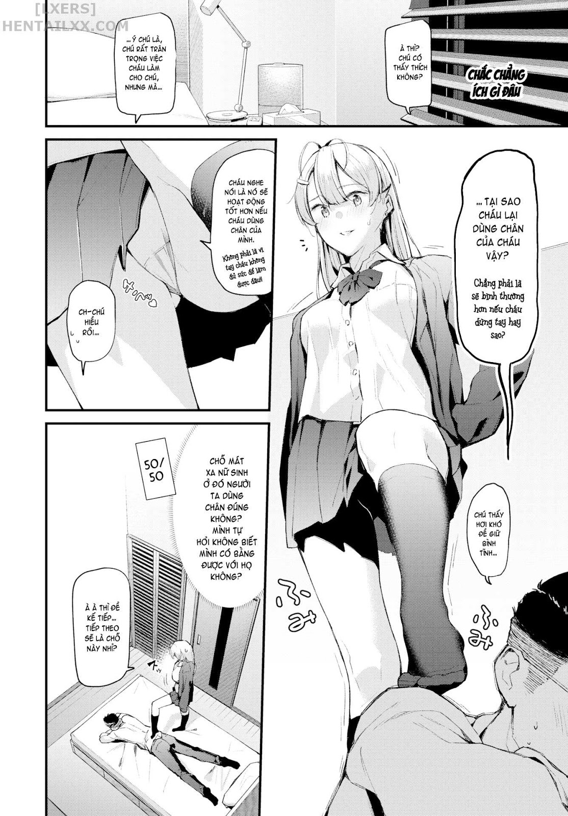 Đọc truyện hentai Uninvited Schoolgirl Reflexology - Oneshot