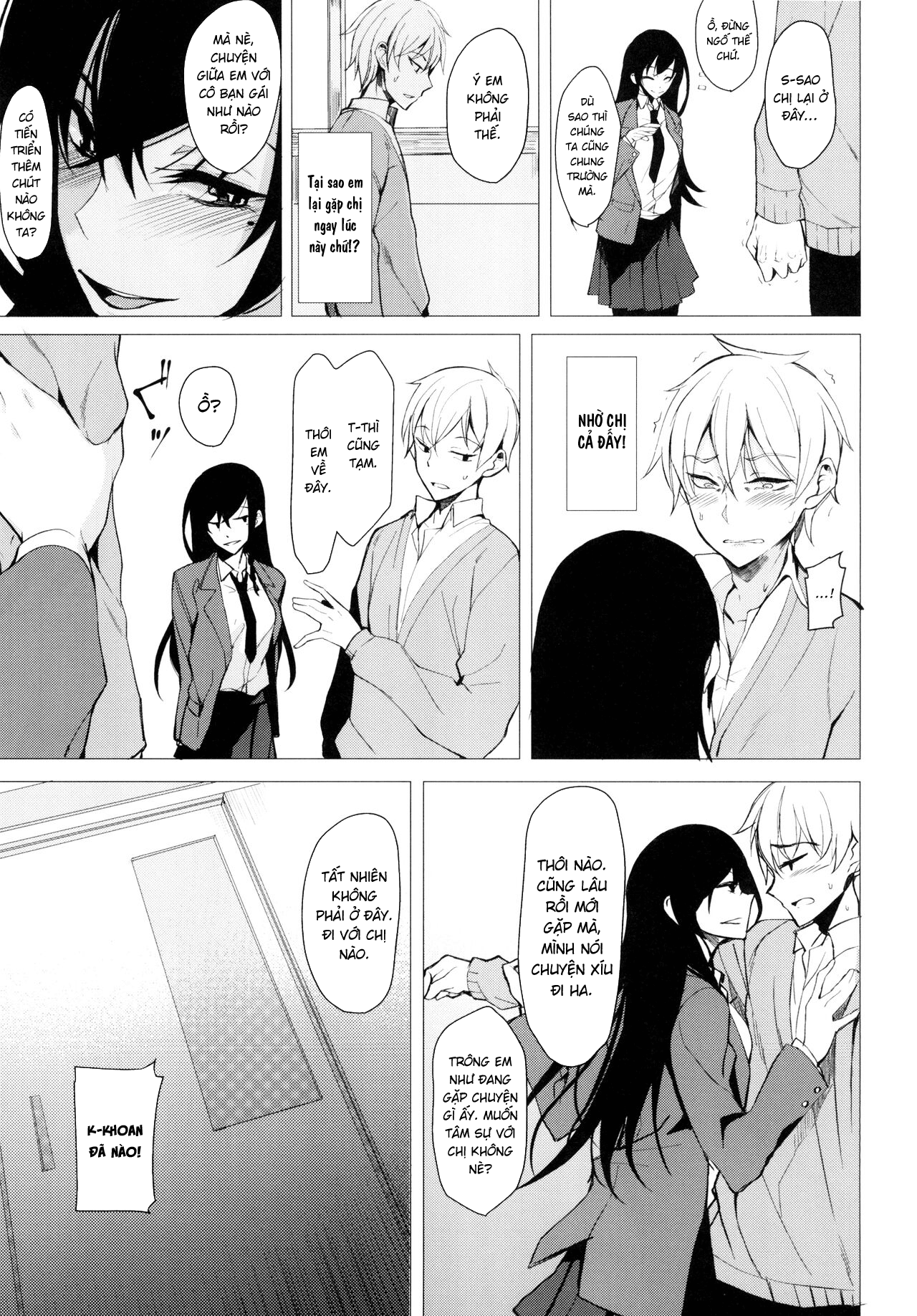 Đọc truyện hentai Cuốn truyện kể về việc tôi bị phục kích bởi một chị gái lạ mặt lớp trên - Chap 2