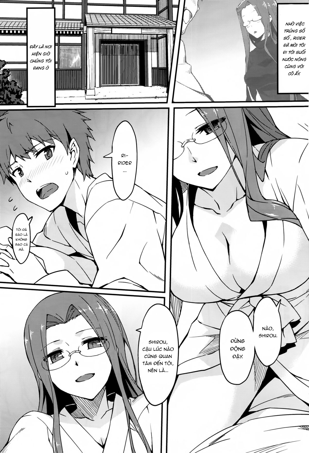 Đọc truyện hentai Suối nước nóng cùng Rider-san - Hậu truyện. - Oneshot