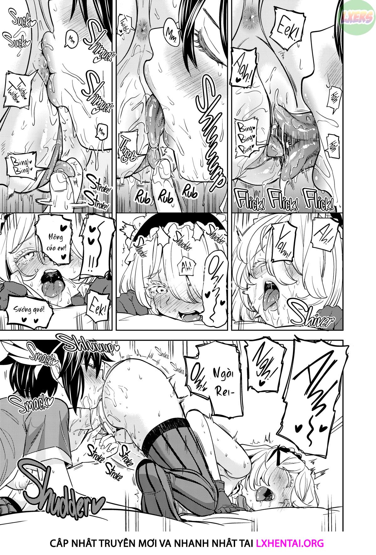 Đọc truyện hentai Tái sinh thành một nữ anh hùng có 5 người vợ quỷ - Chap 4