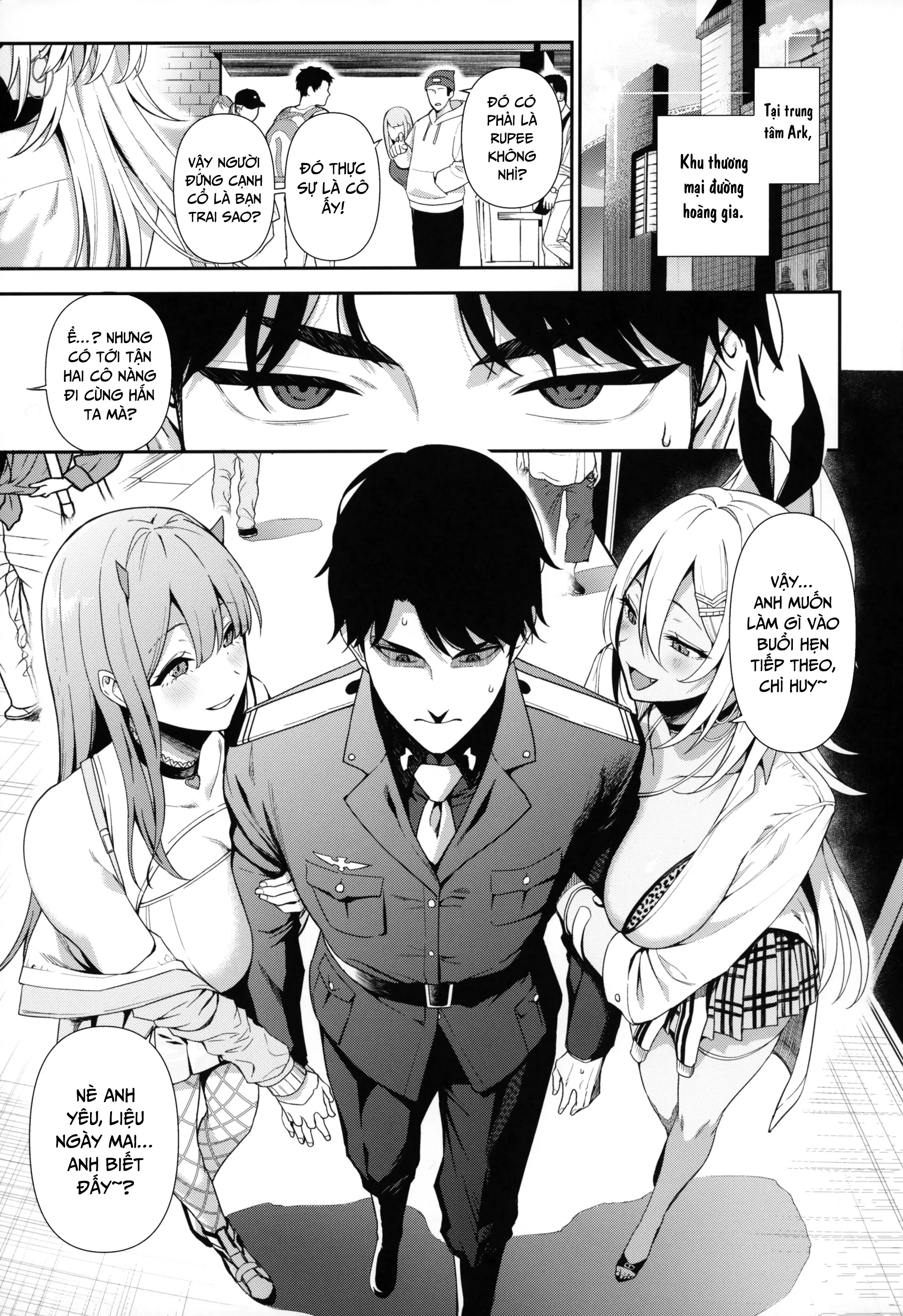 Đọc truyện hentai Cuộc thách đấu của các cô gái - Oneshot