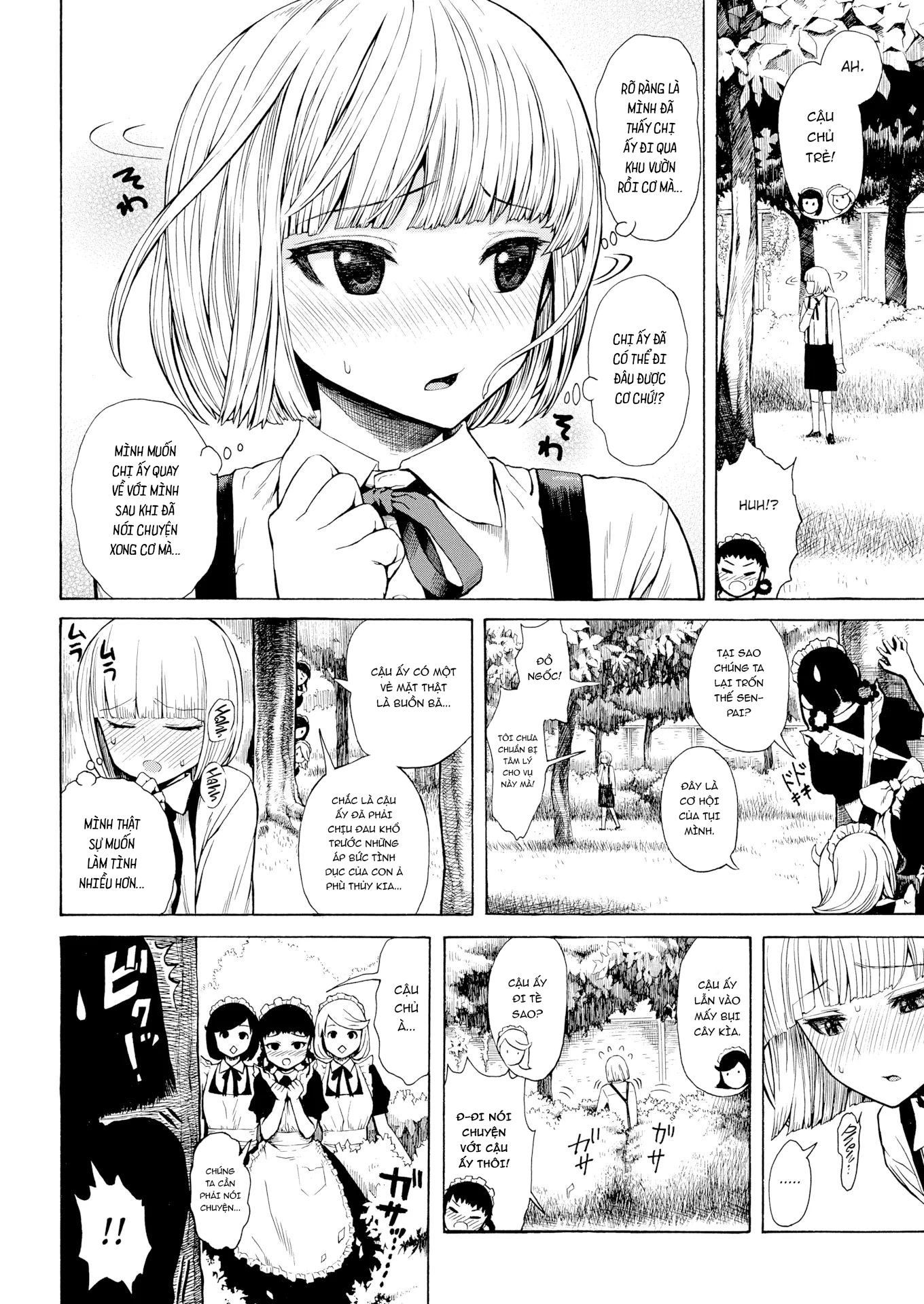 Đọc truyện hentai Nỗi niềm trăn trở của cậu chủ trẻ - Oneshot